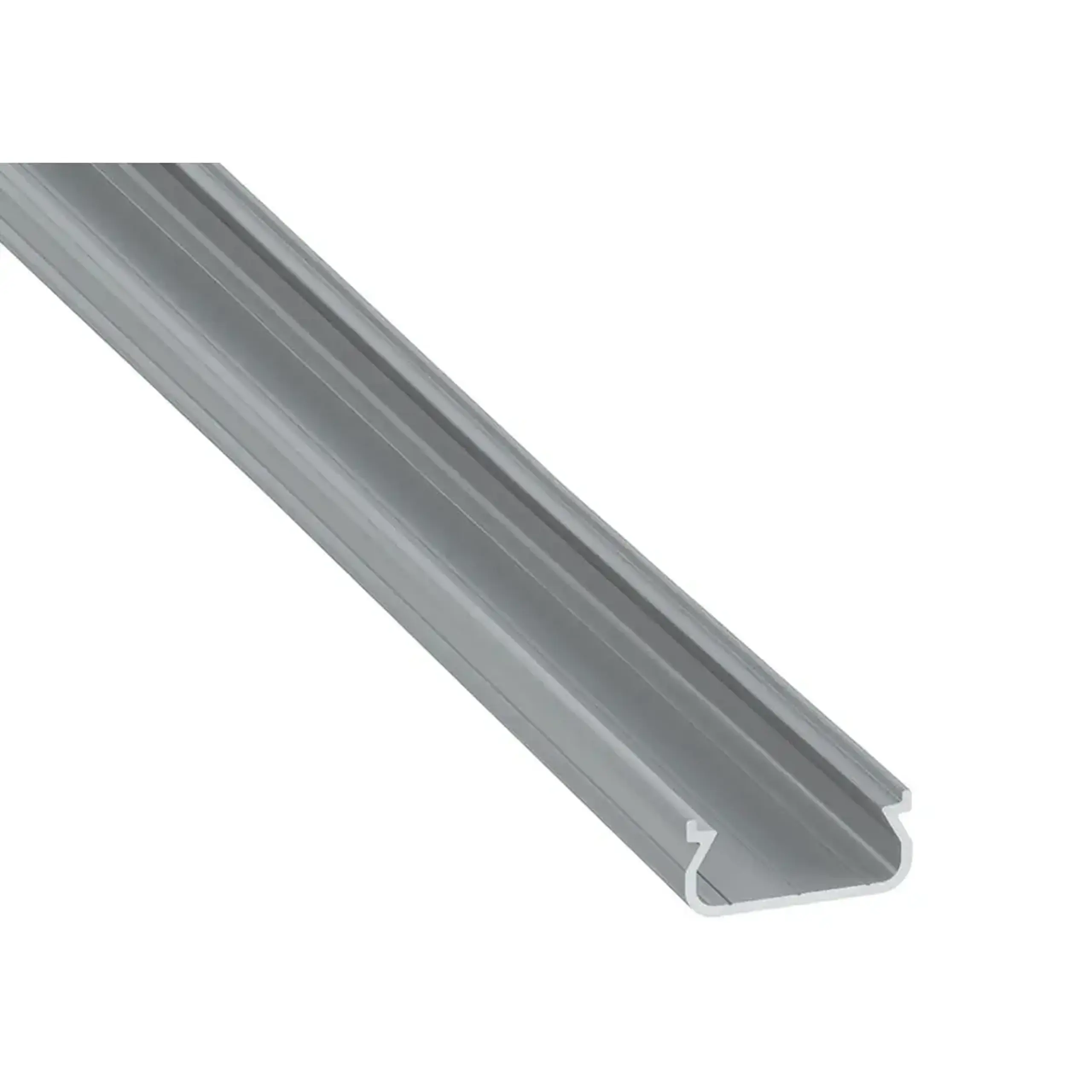 Profil din aluminiu cu dispersor TEKKNI ORRE 2020 x 16 x 7.2 mm Lumines - Argintiu/Opal 3000 x 16 x 7.2 mm (L x W x H x Ø)