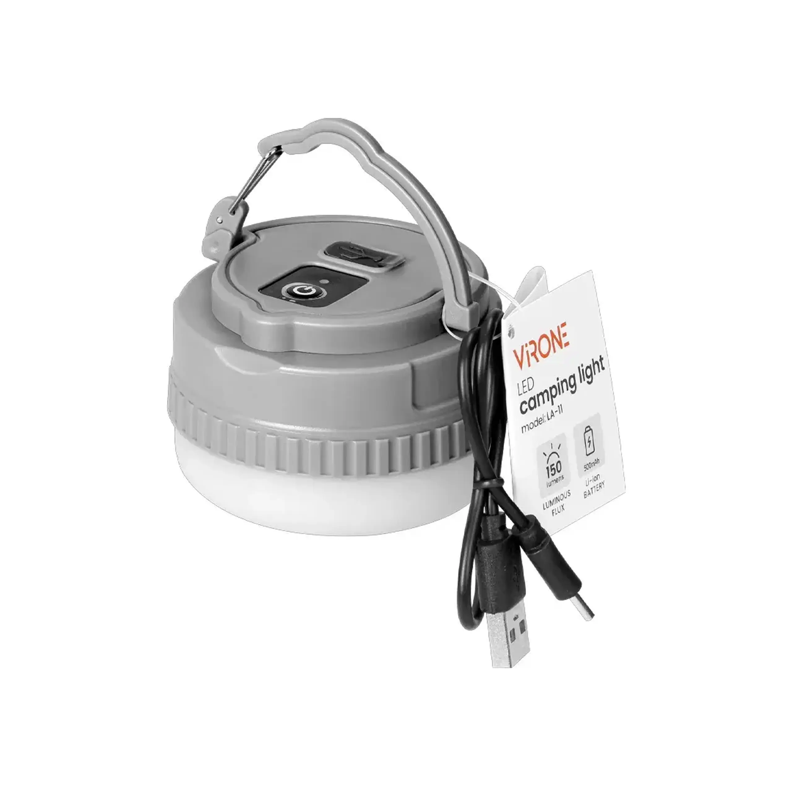 Lampă de camping 1 W 3000 K 3.7 V 500 mAh (Li-ion) ORNO
