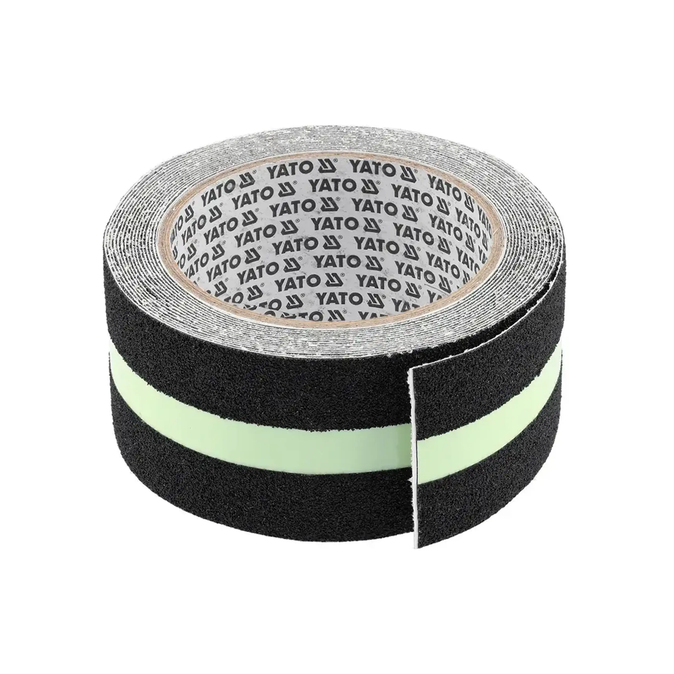 Bandă adezivă fluorescentă antiderapantă 50 mm x 5 m Negru Yato