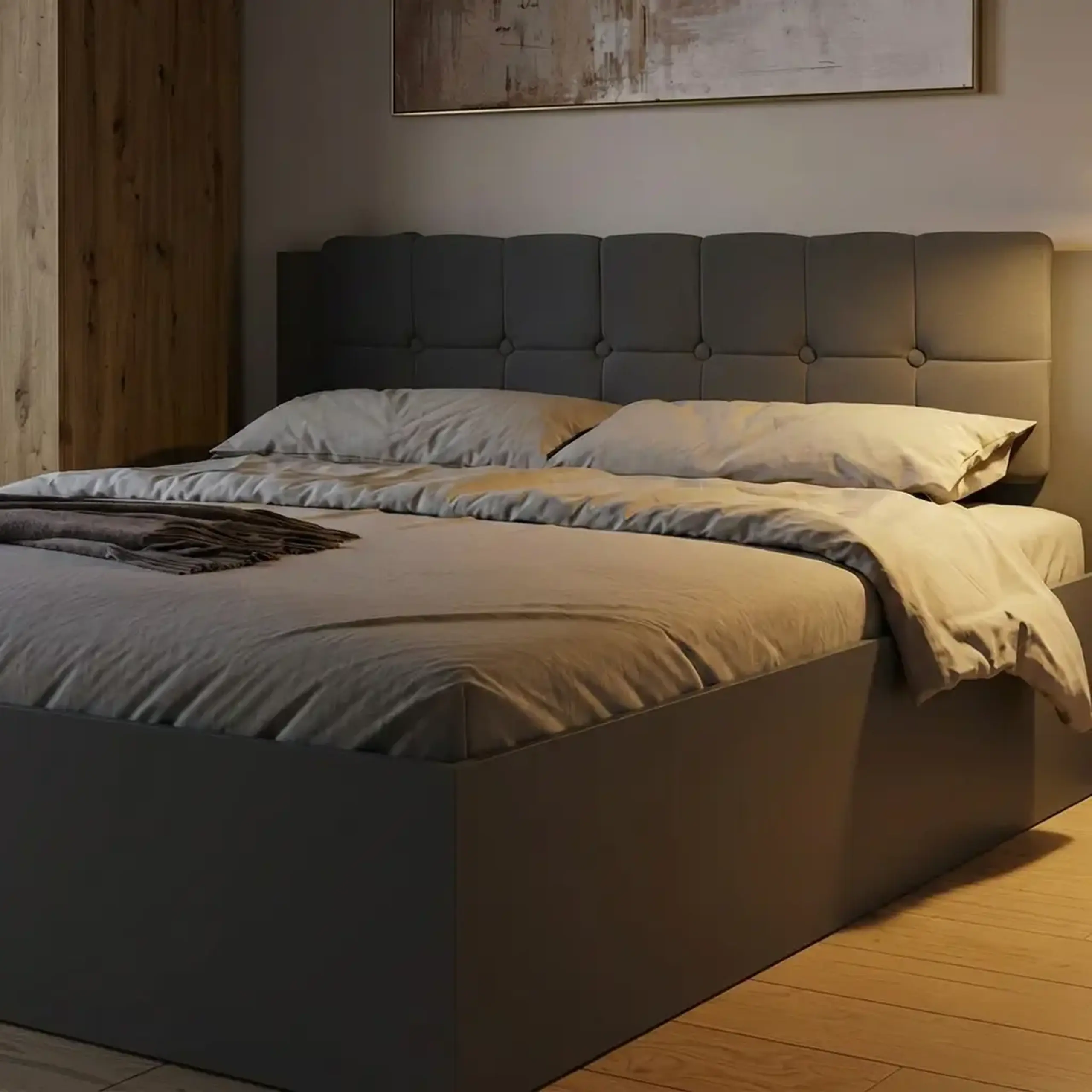 Pat 4home Solo, 160x200 cm, Gri Grafit