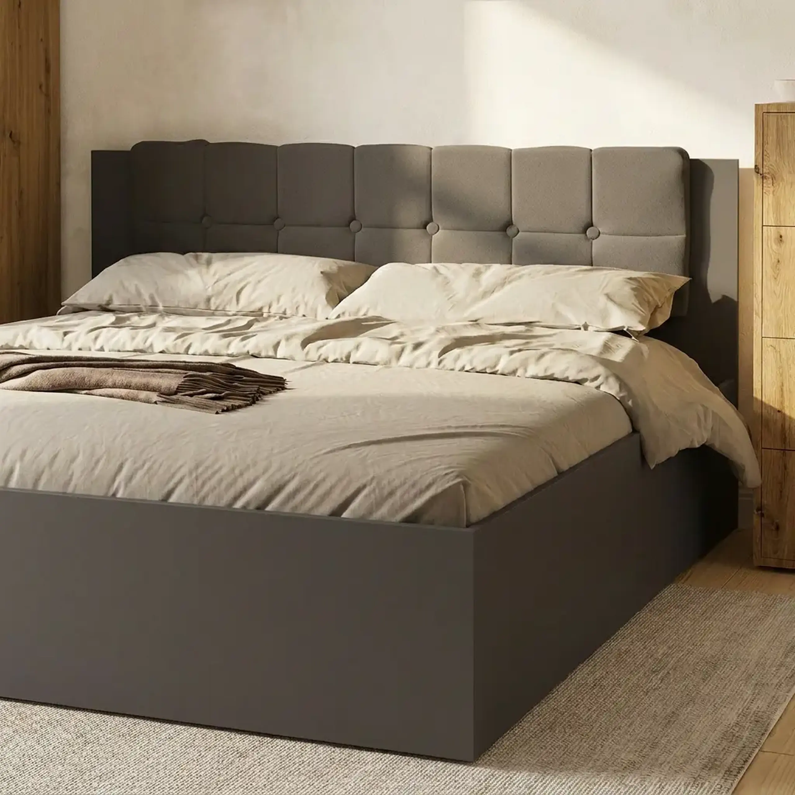 Pat 4home Solo, 160x200 cm, Gri Grafit