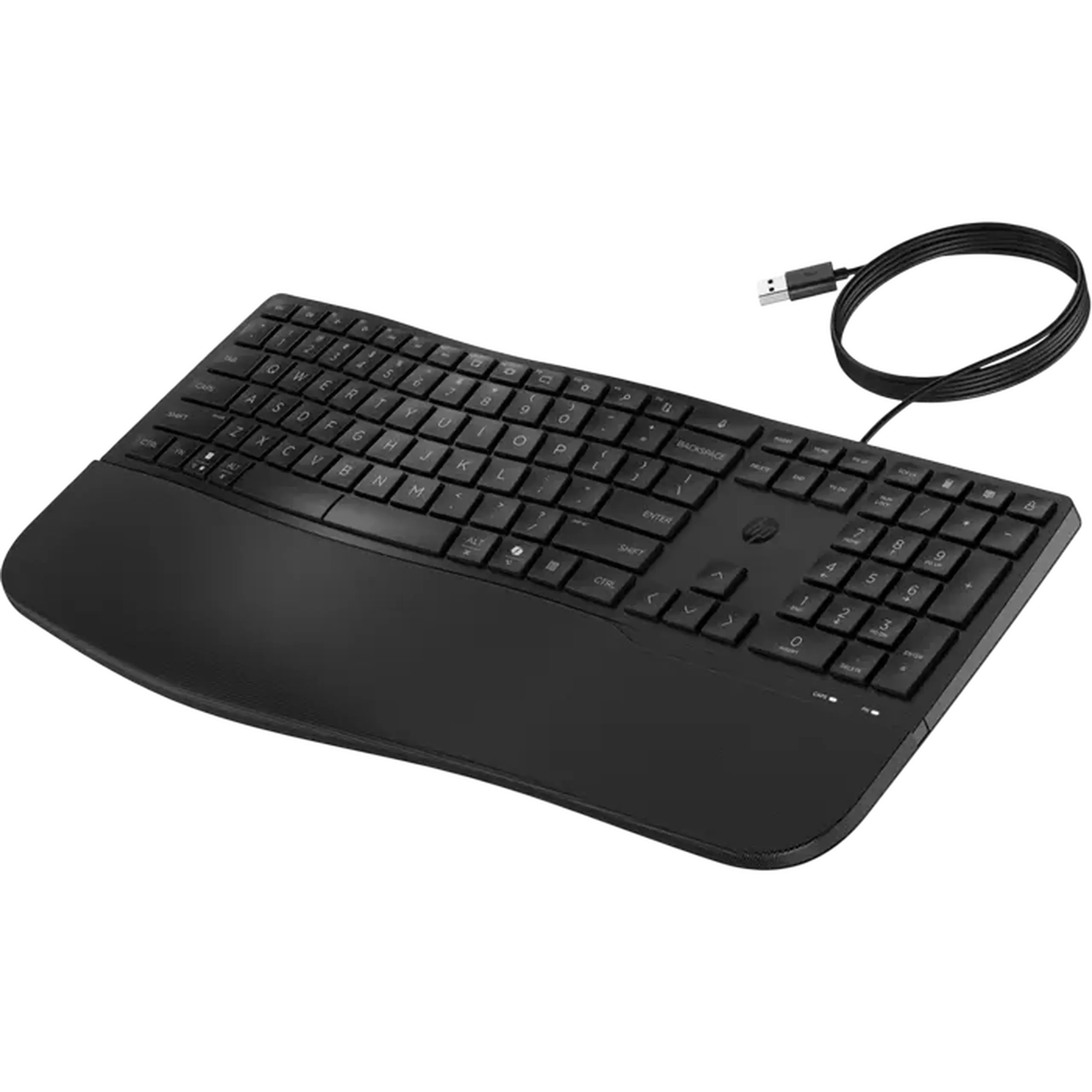 Tastatură HP 480 Comfort, Cu fir, Negru