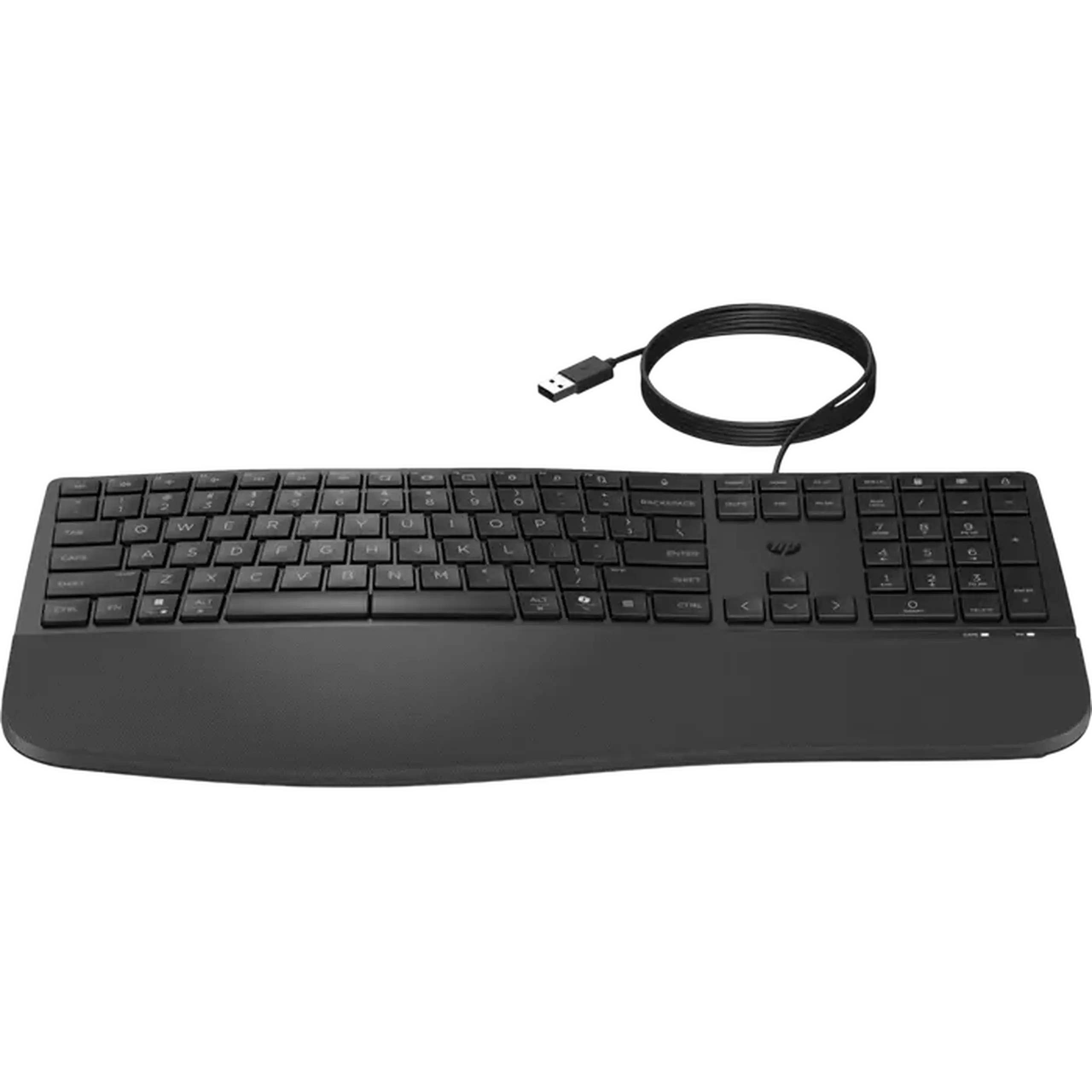 Tastatură HP 480 Comfort, Cu fir, Negru