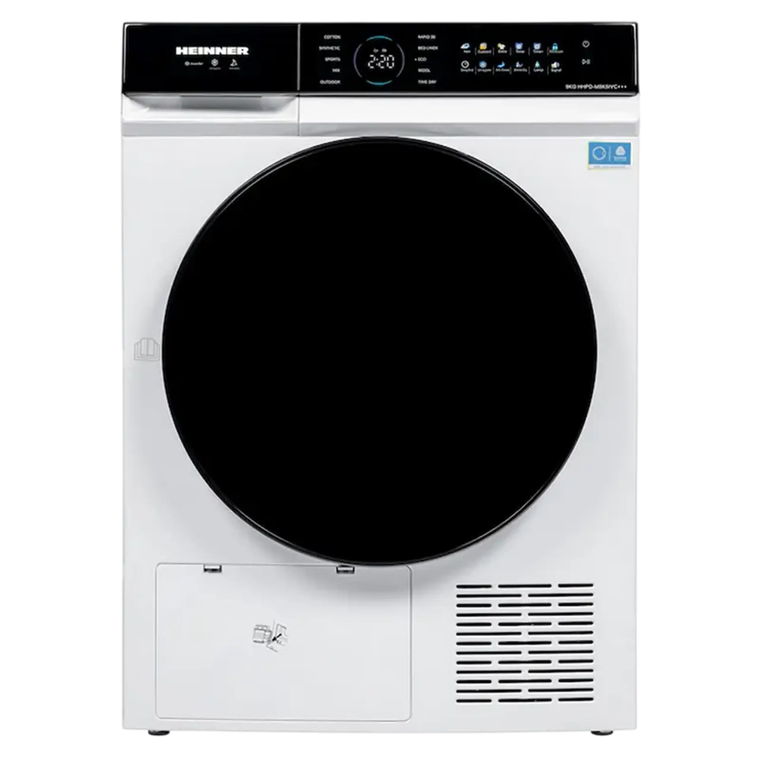 Uscător de rufe Heinner HHPD-M9K5IVC+++, 9kg, Alb
