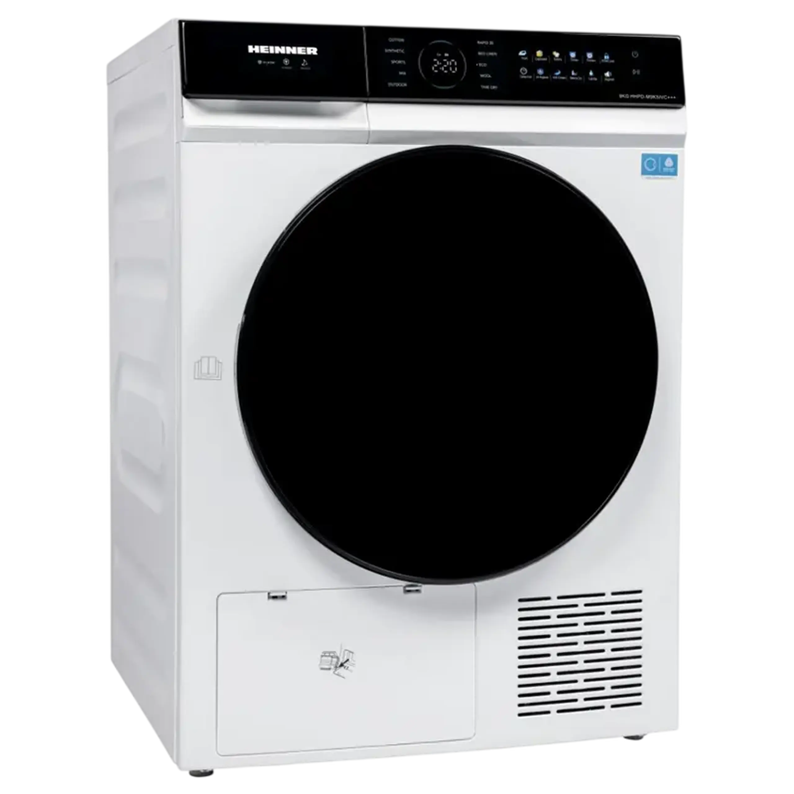 Uscător de rufe Heinner HHPD-M9K5IVC+++, 9kg, Alb