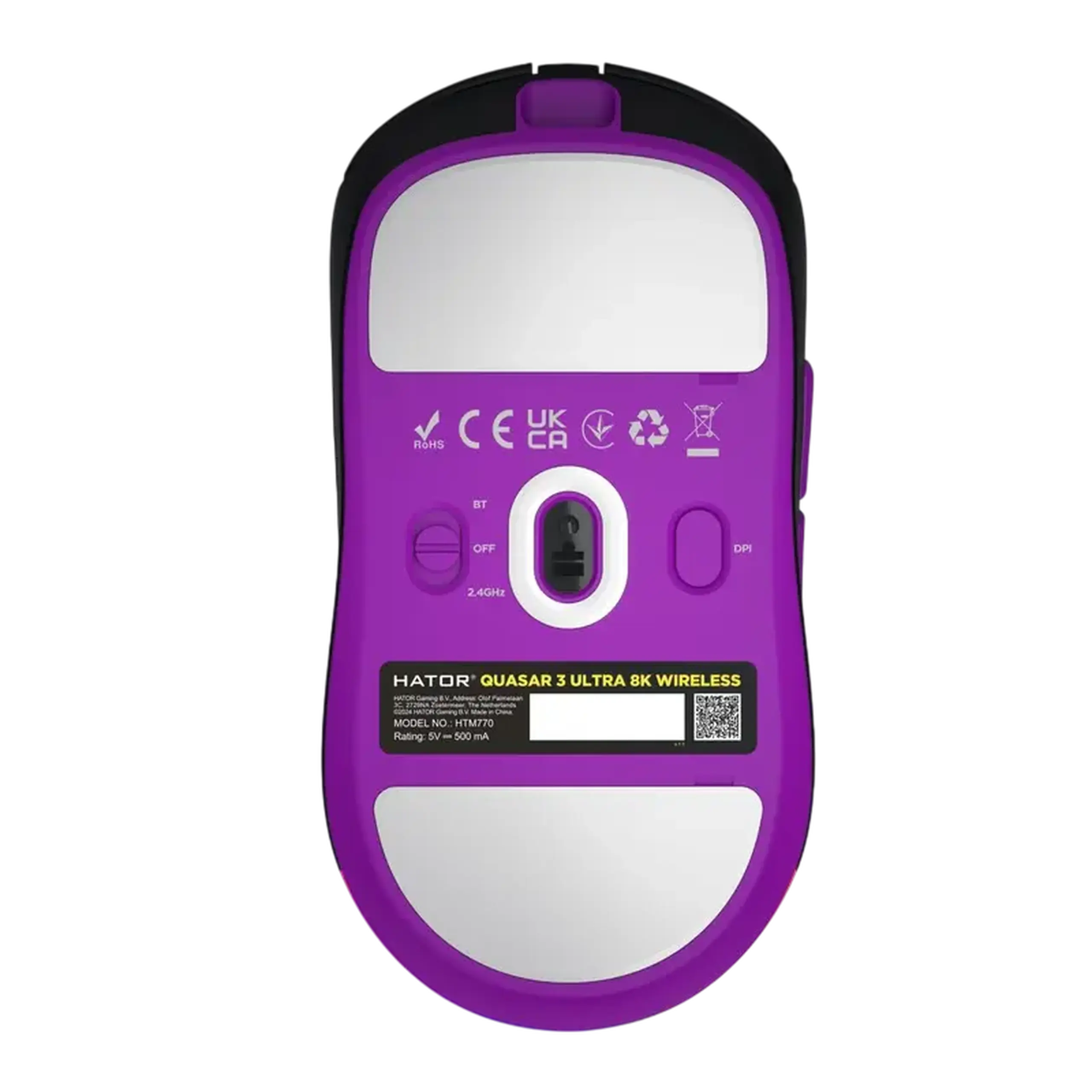 Gaming Mouse HATOR Quasar 3 8K, Negru
