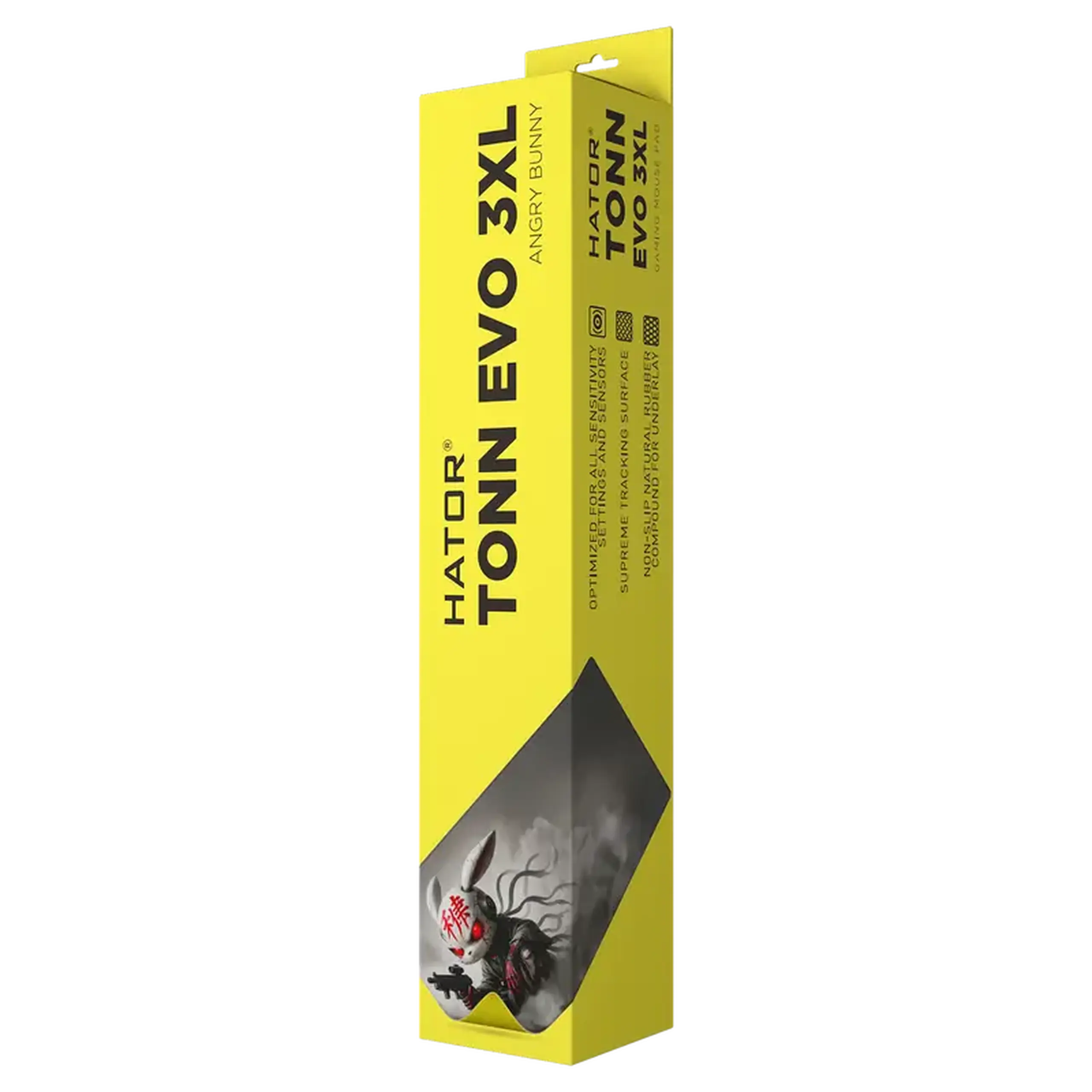 Mouse Pad pentru jocuri HATOR Tonn EVO 3XL, Extra Extra Extra Large, Angry bunny