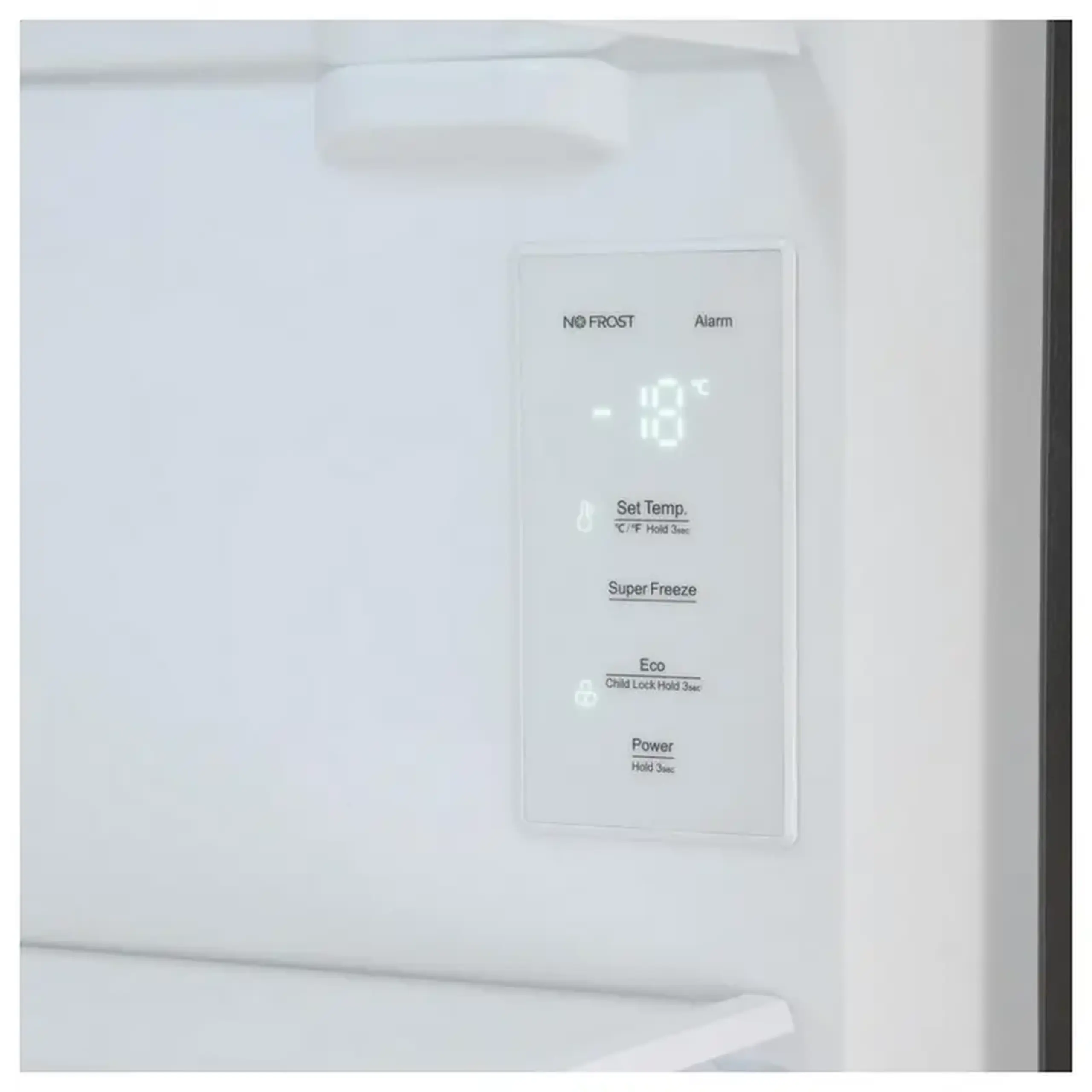Congelator Heinner HFF-HS240NFXE++, Oțel inoxidabil