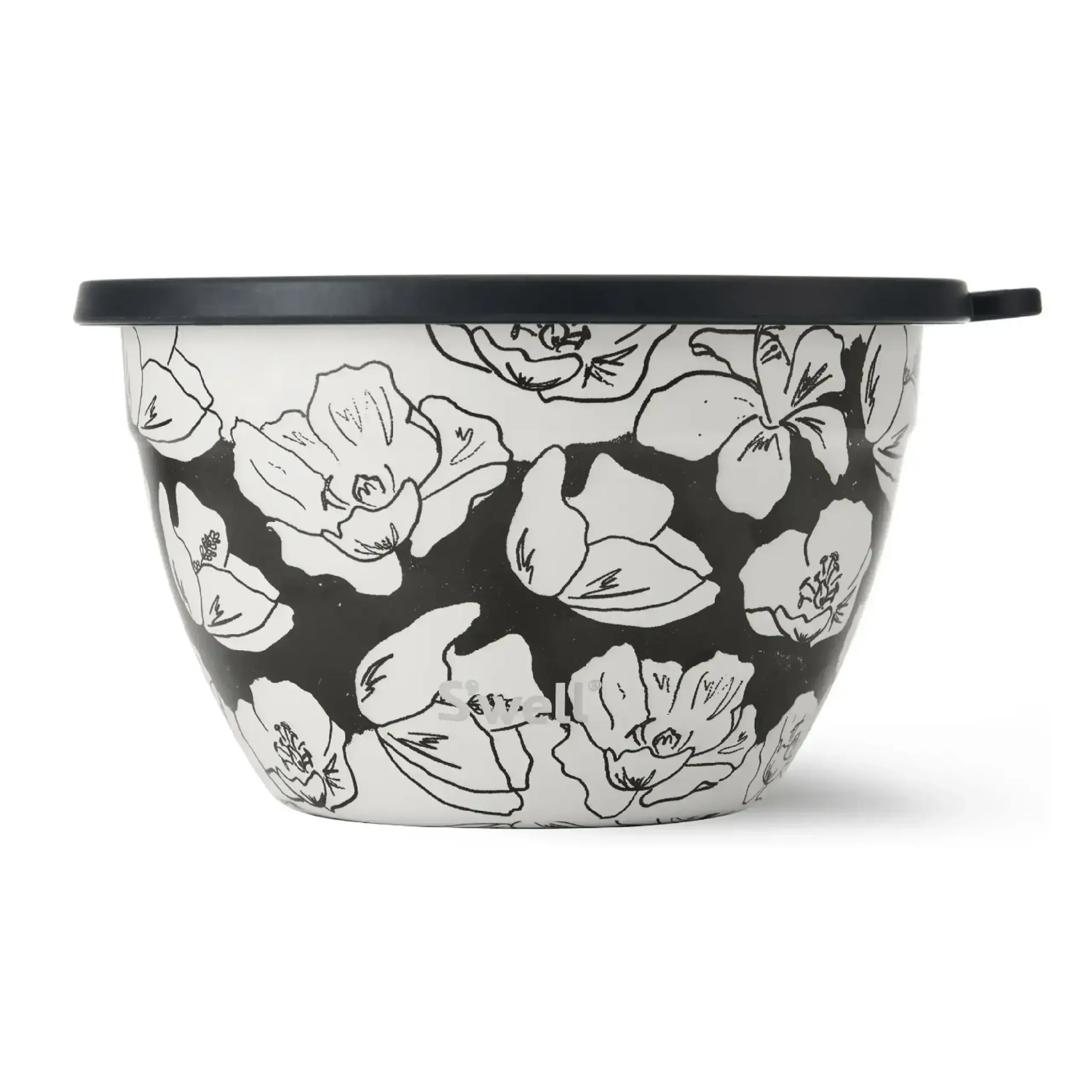 Bol portabil pentru salata 1.9L Charcoal Bloom