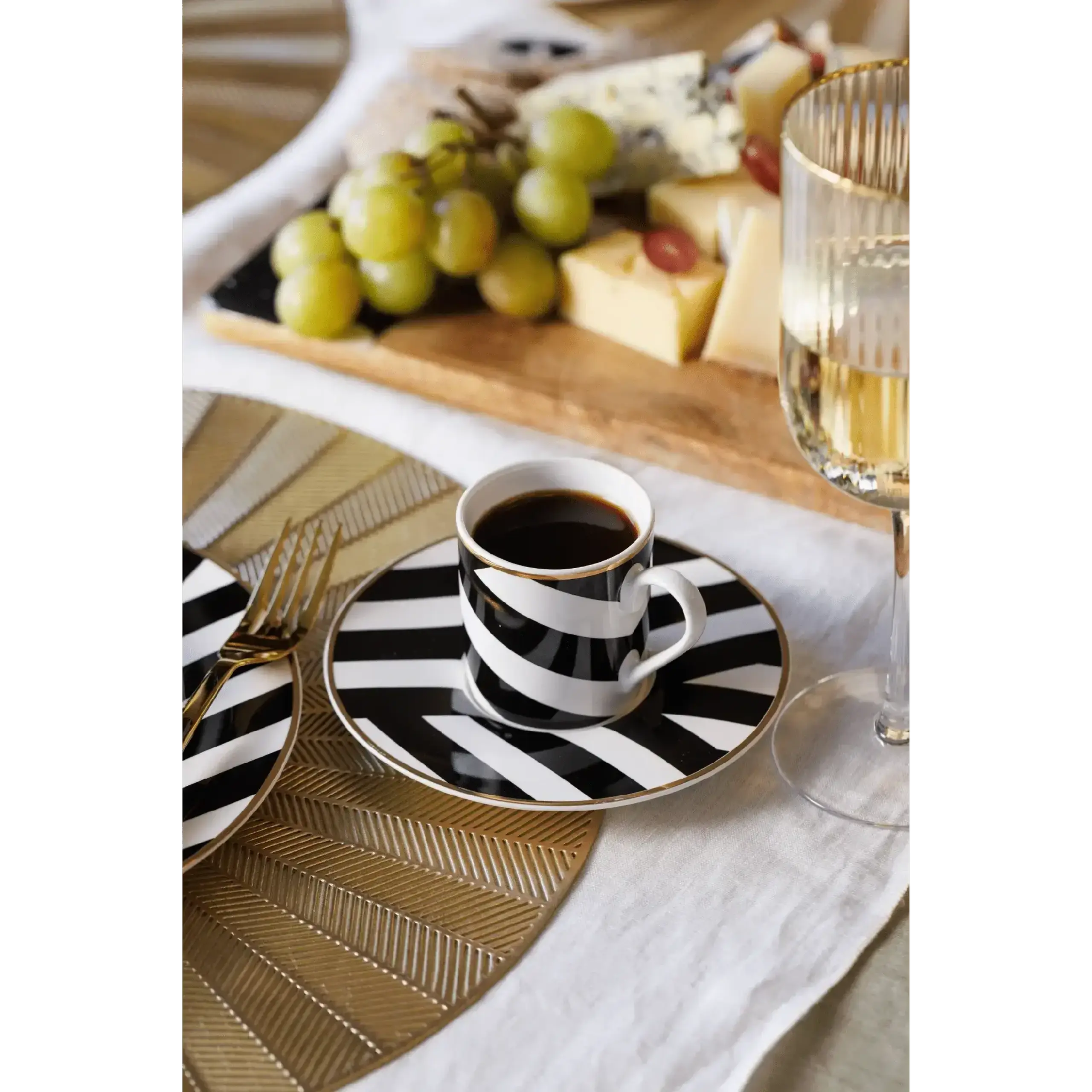 Set 2 cosuri espresso de 100 ml Luxe Deco China