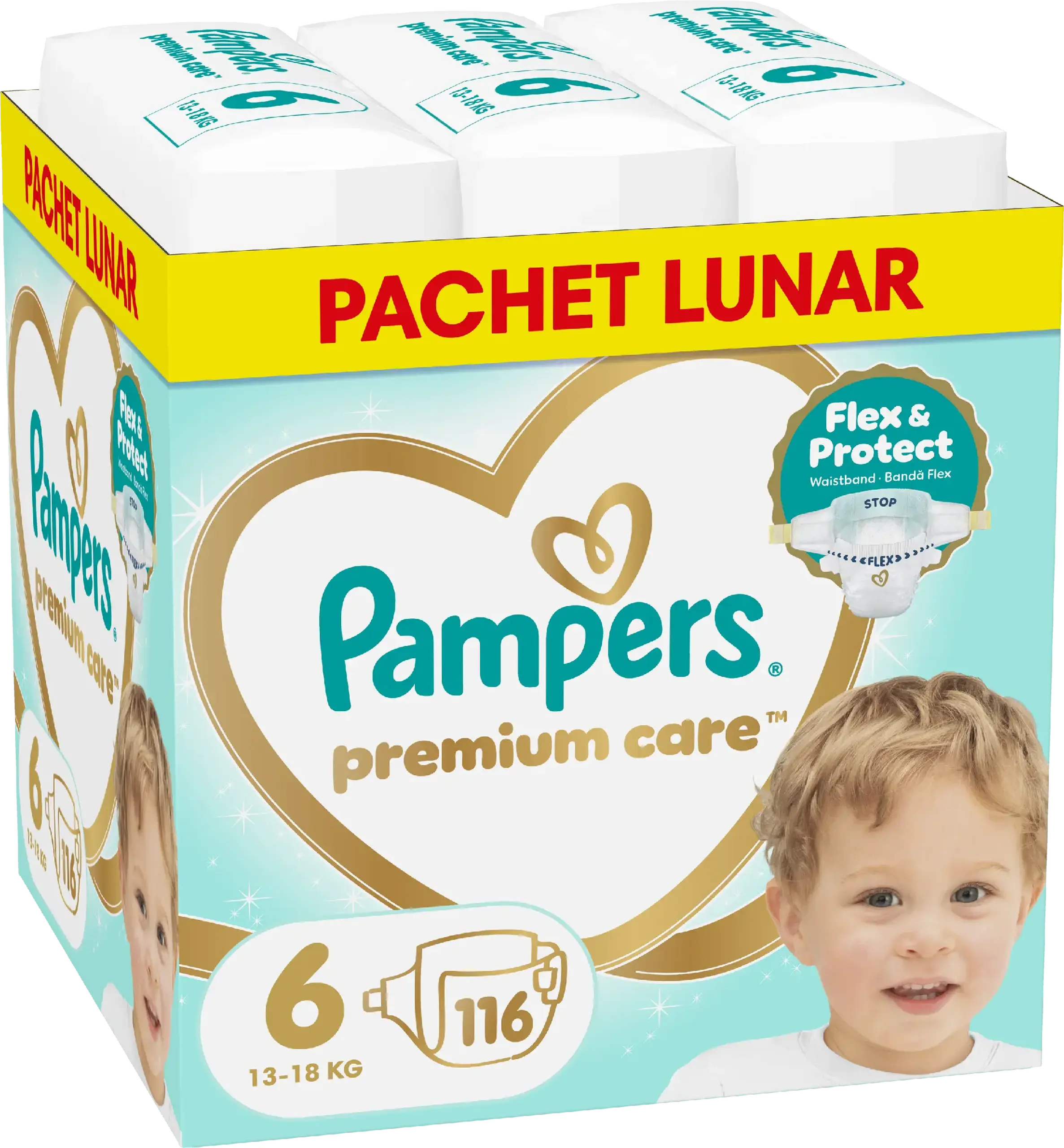 PAMPERS M BOX PREMIUM CARE 116 (6)