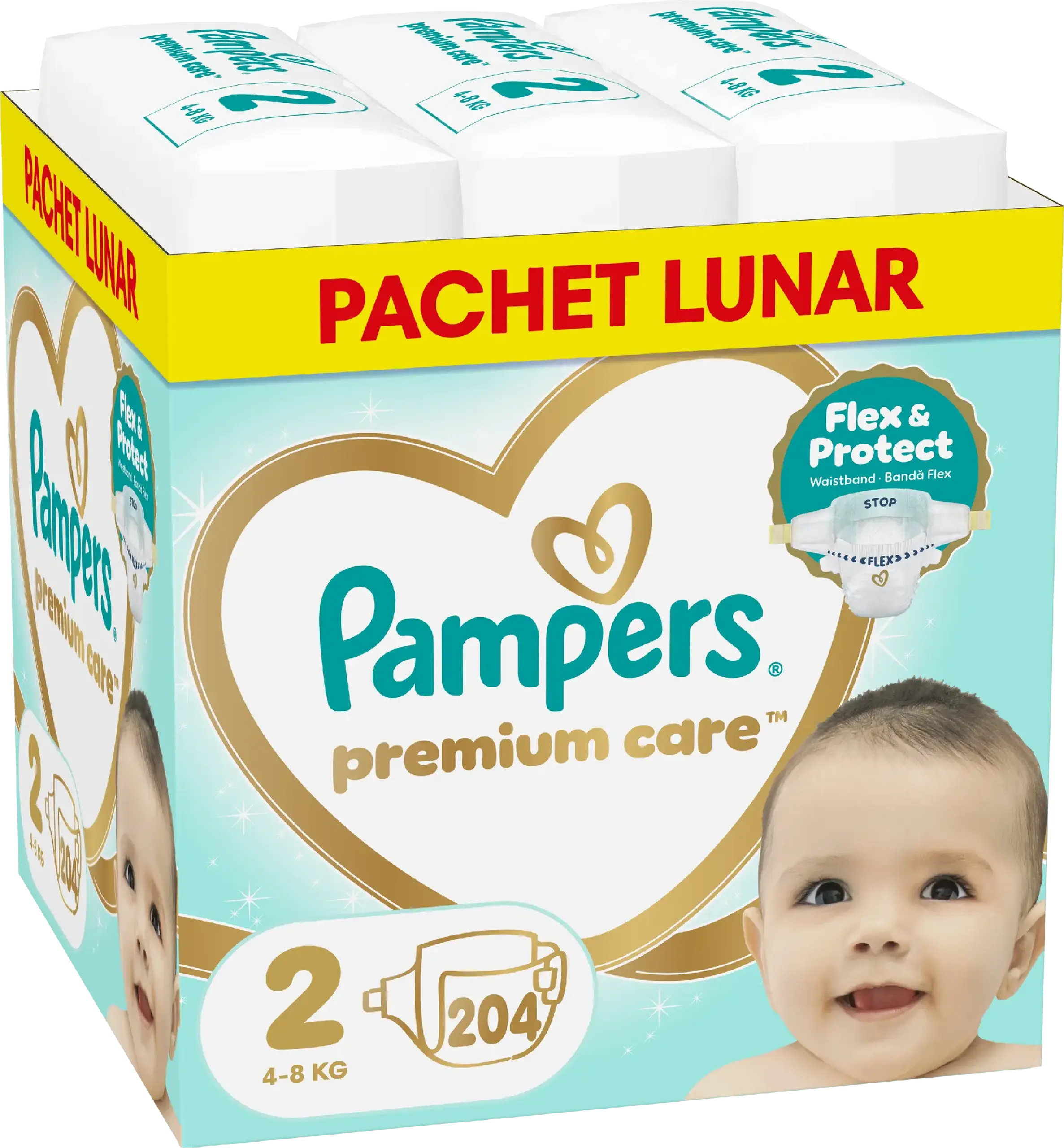 PAMPERS M BOX PREMIUM CARE MINI 204 (2)