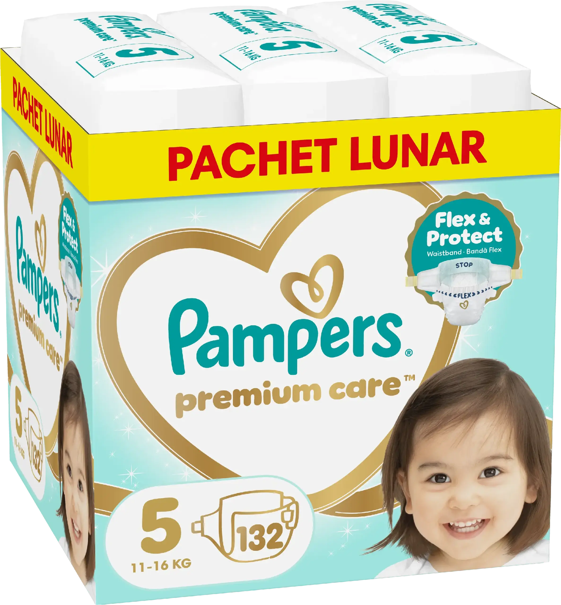 PAMPERS M BOX PREMIUM CARE JUNIOR 132(5)