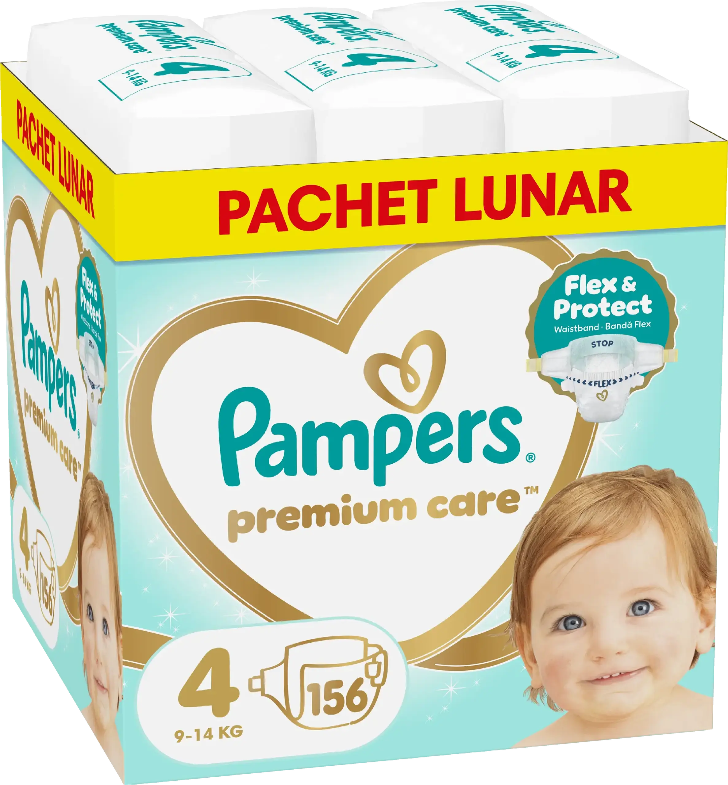 PAMPERS M BOX PREMIUM CARE MAXI 156 (4)