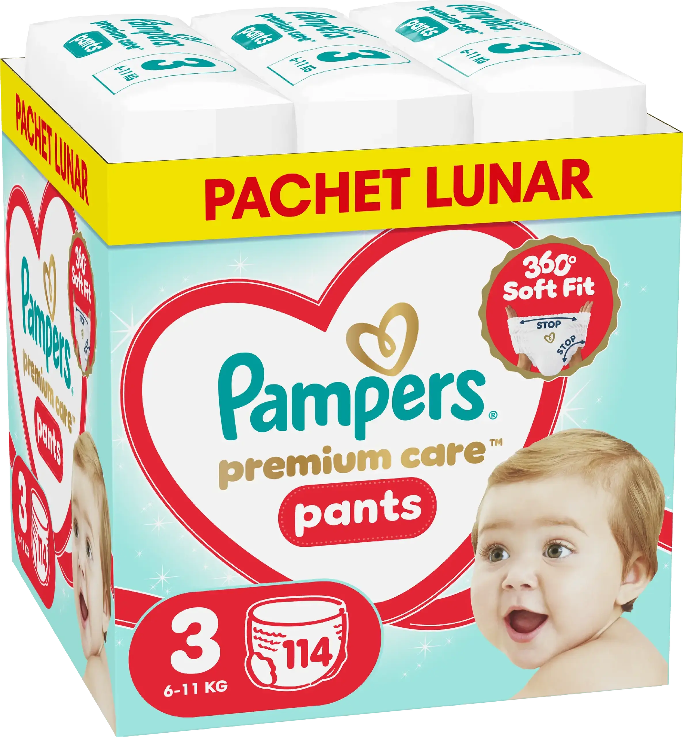 PAMPERS M BOX PANTS PREMIUM CARE 114 (3)