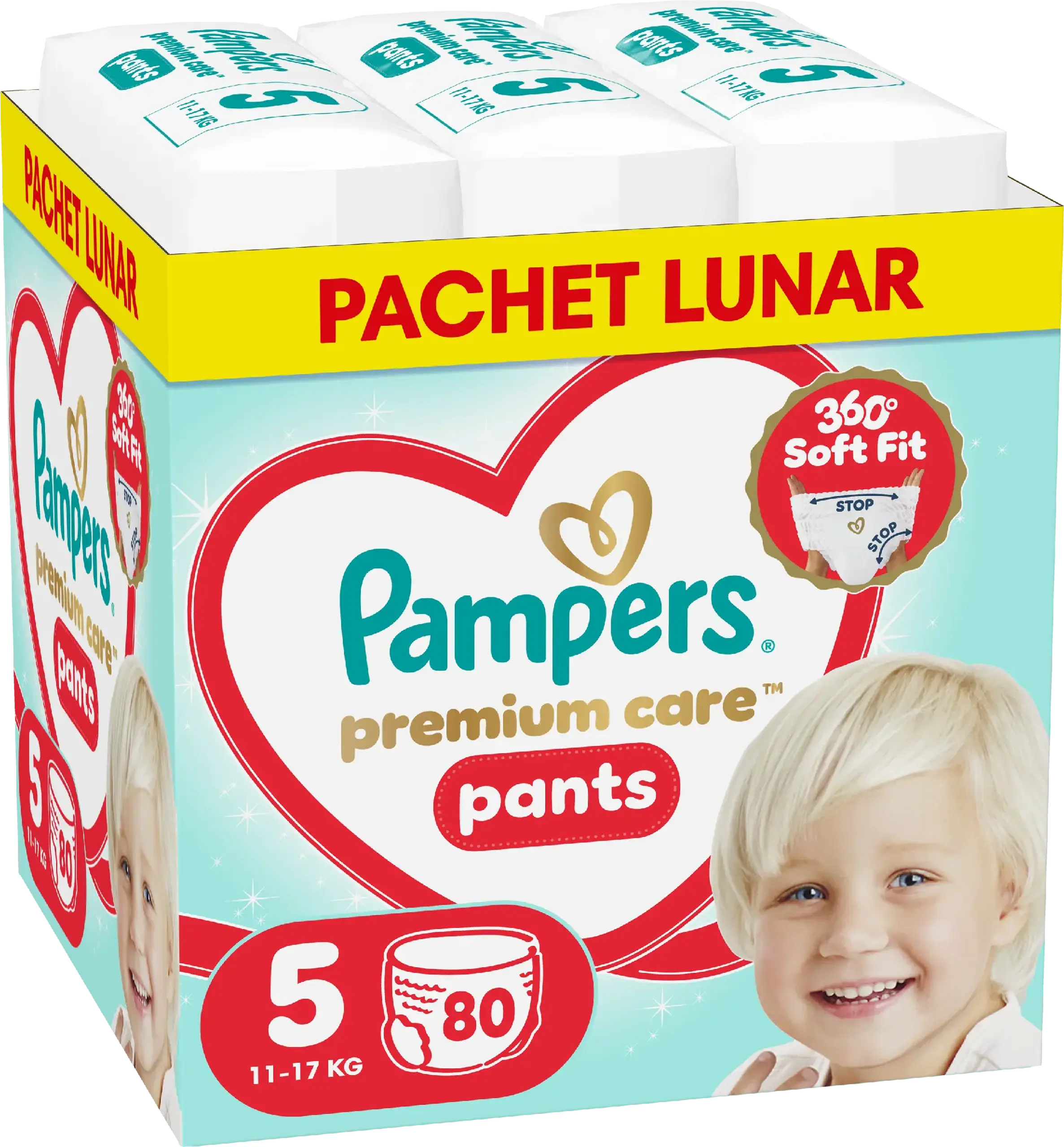 PAMPERS M BOX PANTS PREMIUM CARE 80 (5)