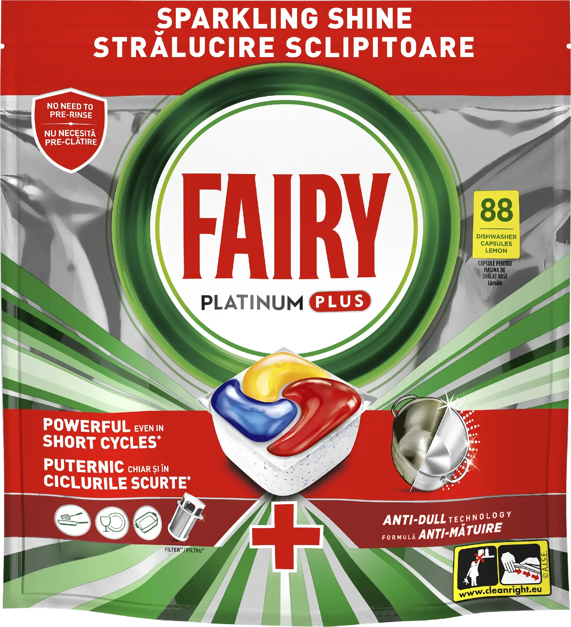 FAIRY PLATINUM PLUS CAPS 88 BUC