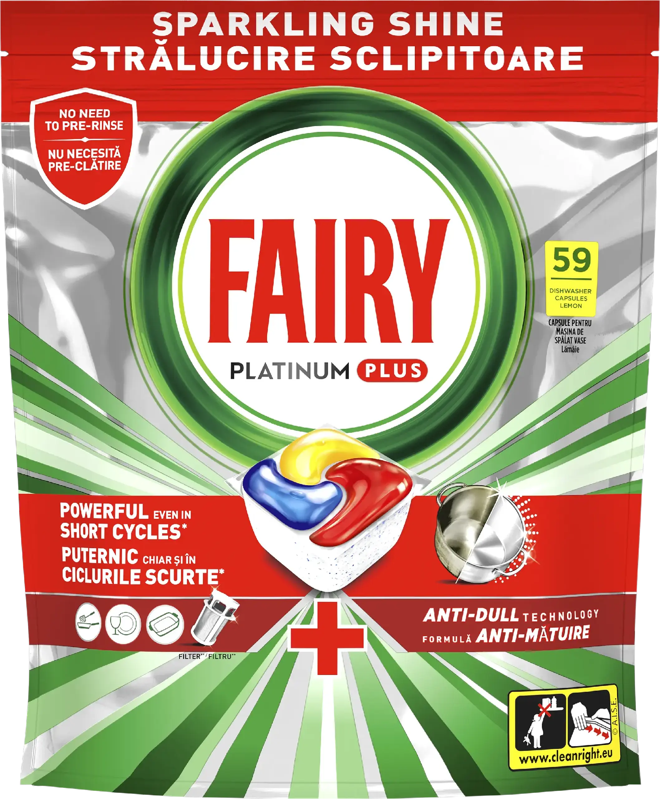 FAIRY PLATINUM PLUS LEMON 59 BUC
