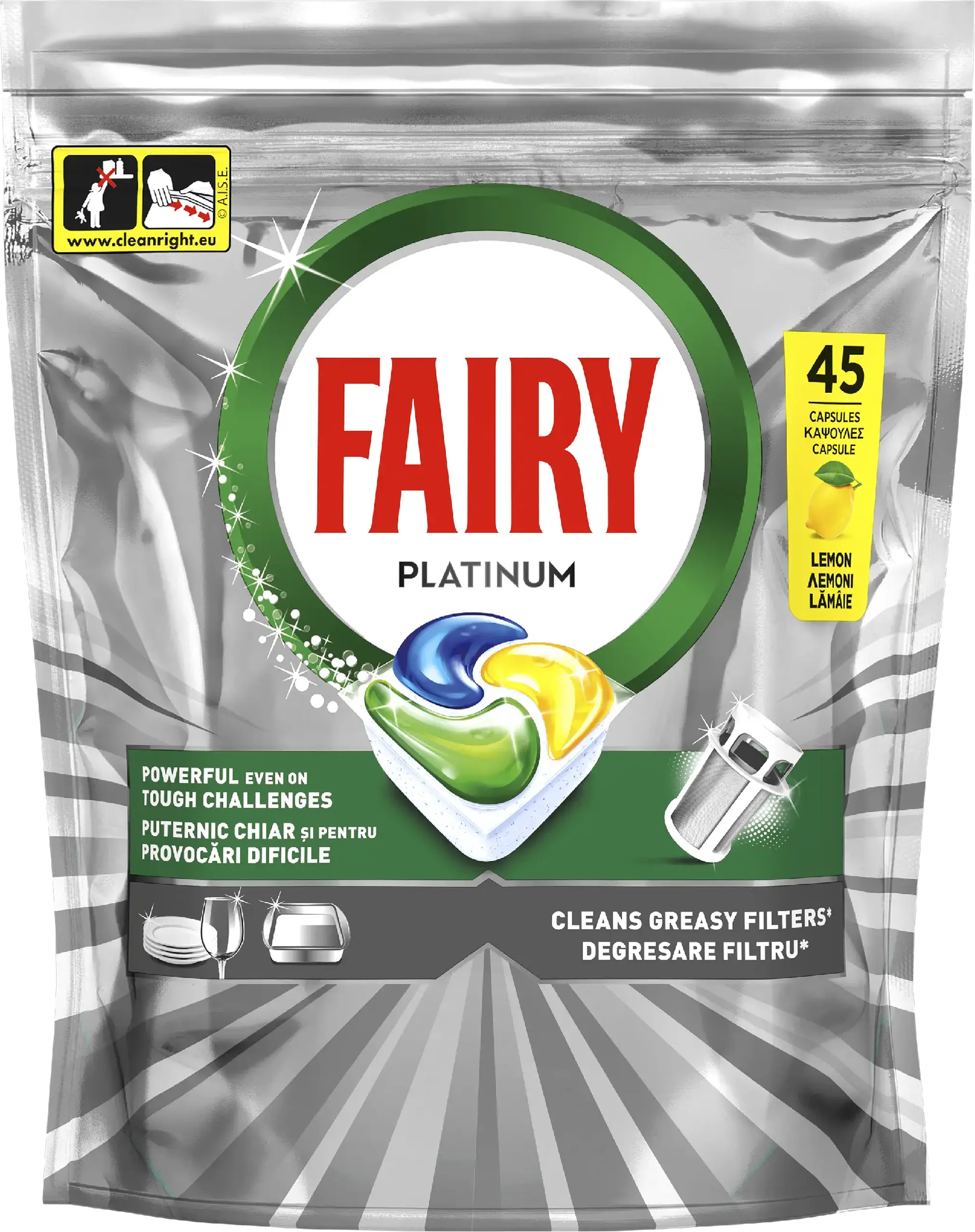 FAIRY PLATINUM ALL IN ONE CAP 45X14.9G