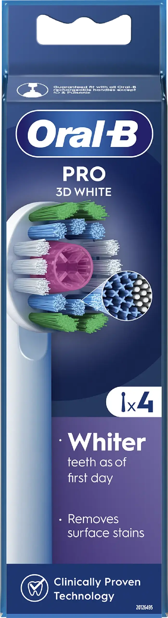 REZERVA ORAL-B 3D WHITE 4 BUC