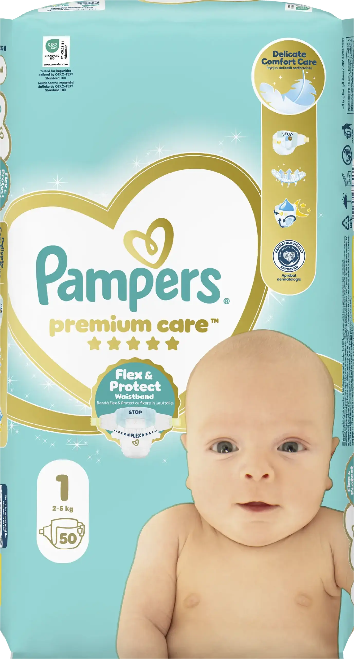 PAMPERS VP PREMIUM CARE NEW BABY 50 (1)