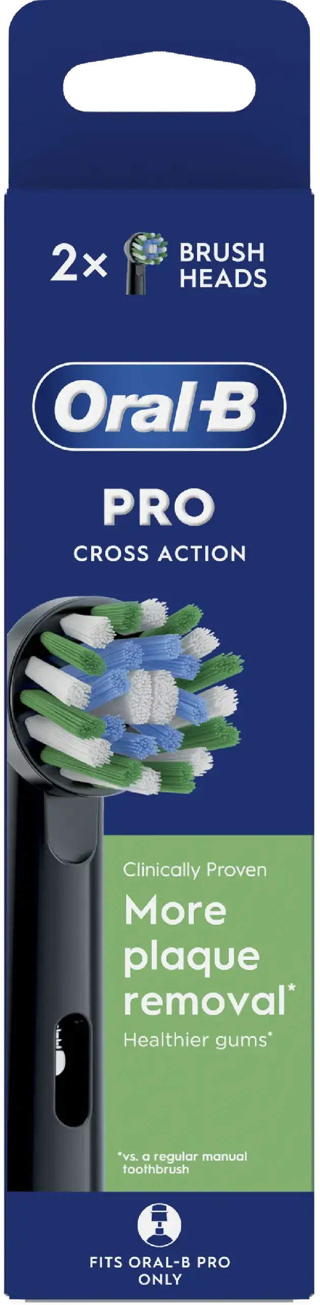 REZERVA ORAL-B CROSS ACTION BLACK 2 BUC