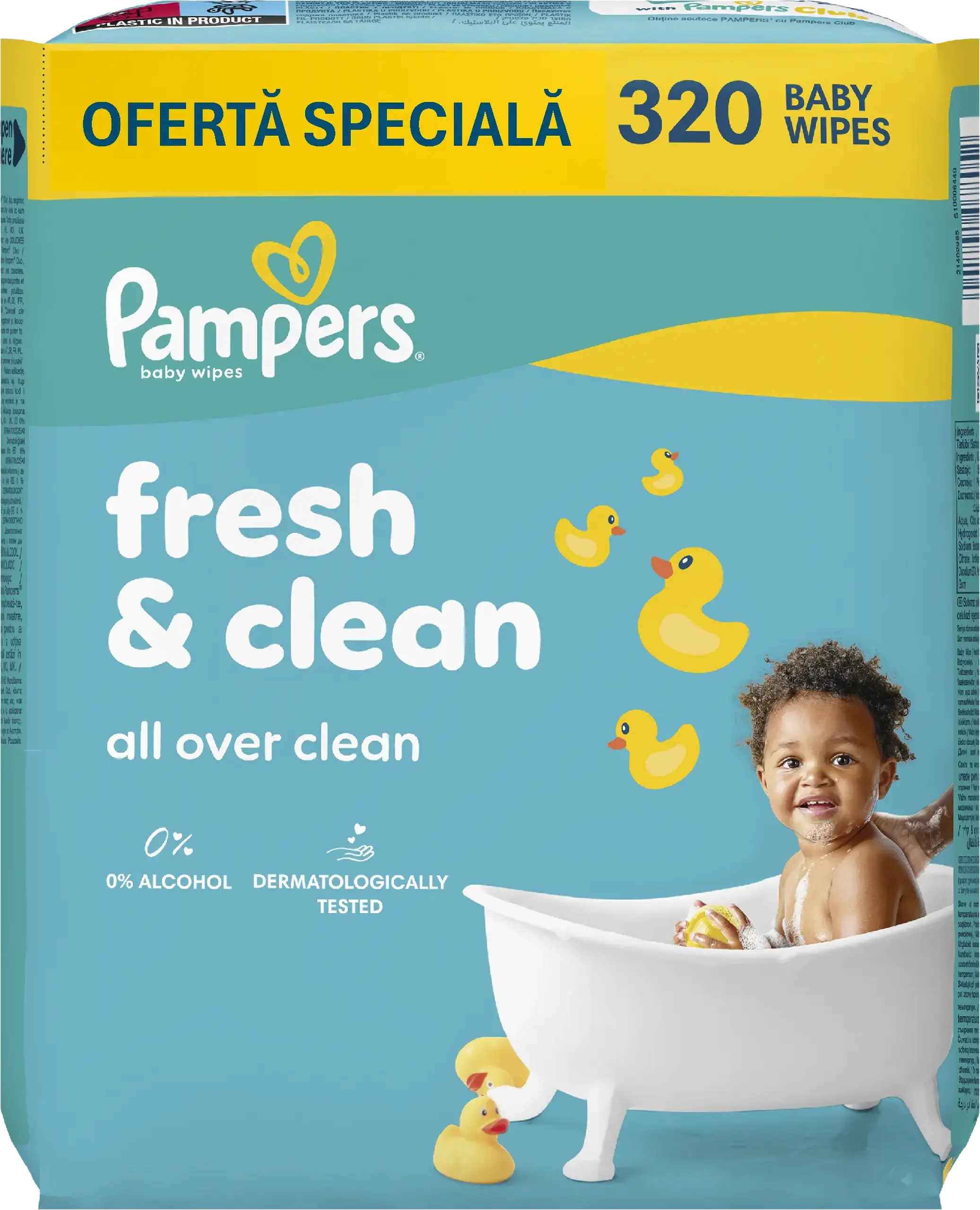 PAMPERS WIPES 4X80 FRESH SPECIAL OFFER