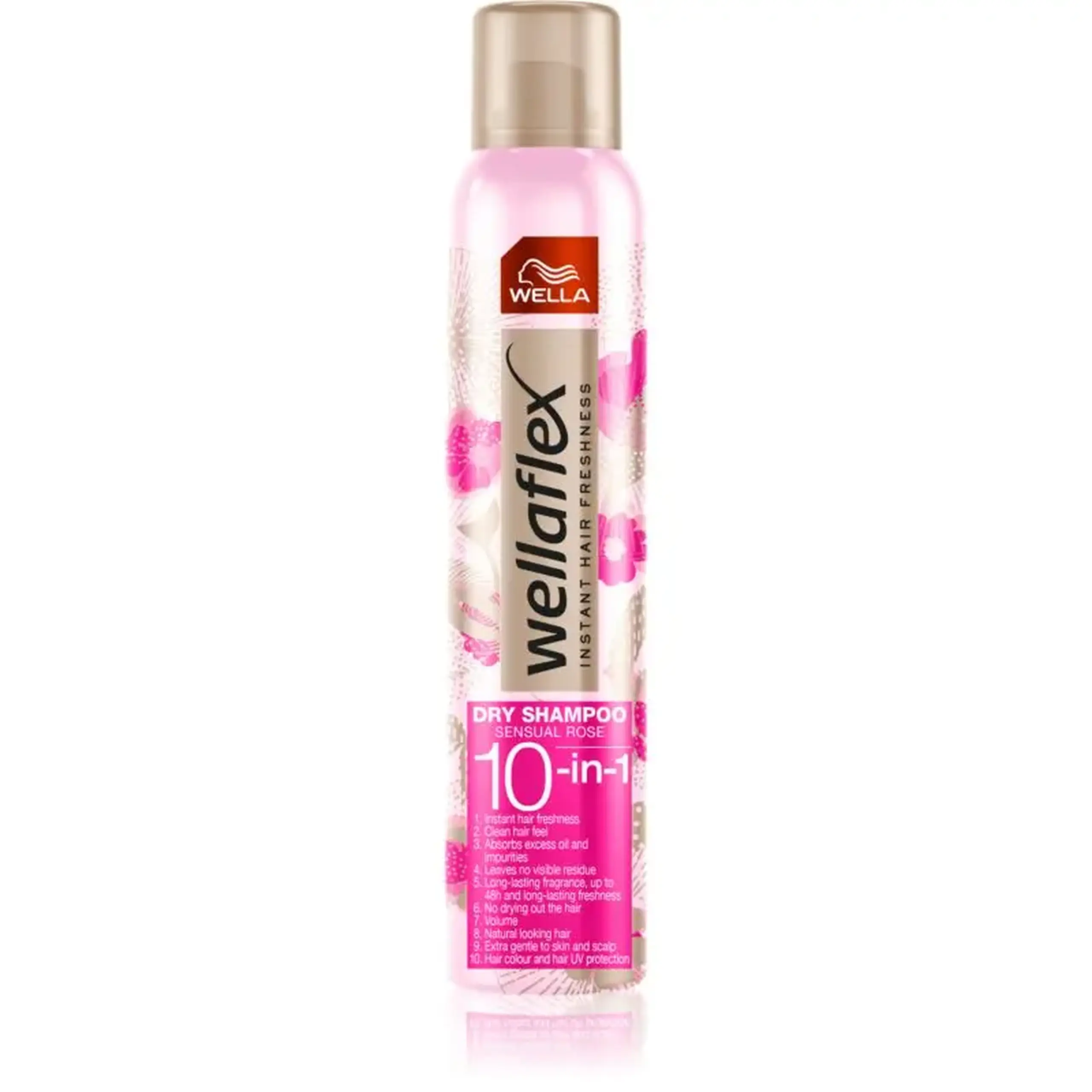 WELLAFLEX DRY SHAMPOO SENSUAL ROSE 180ML