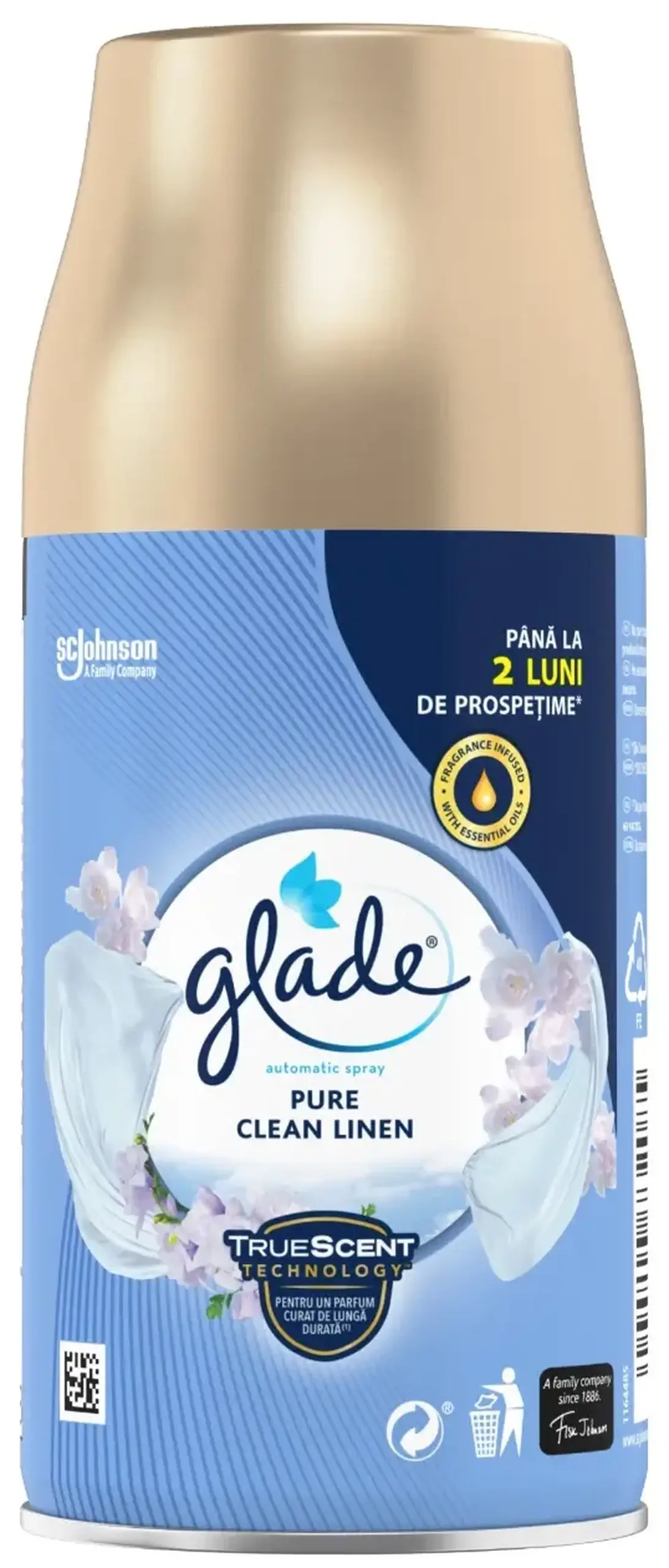 GLADE AUTO SPR REF CLEAN LIN 269ML