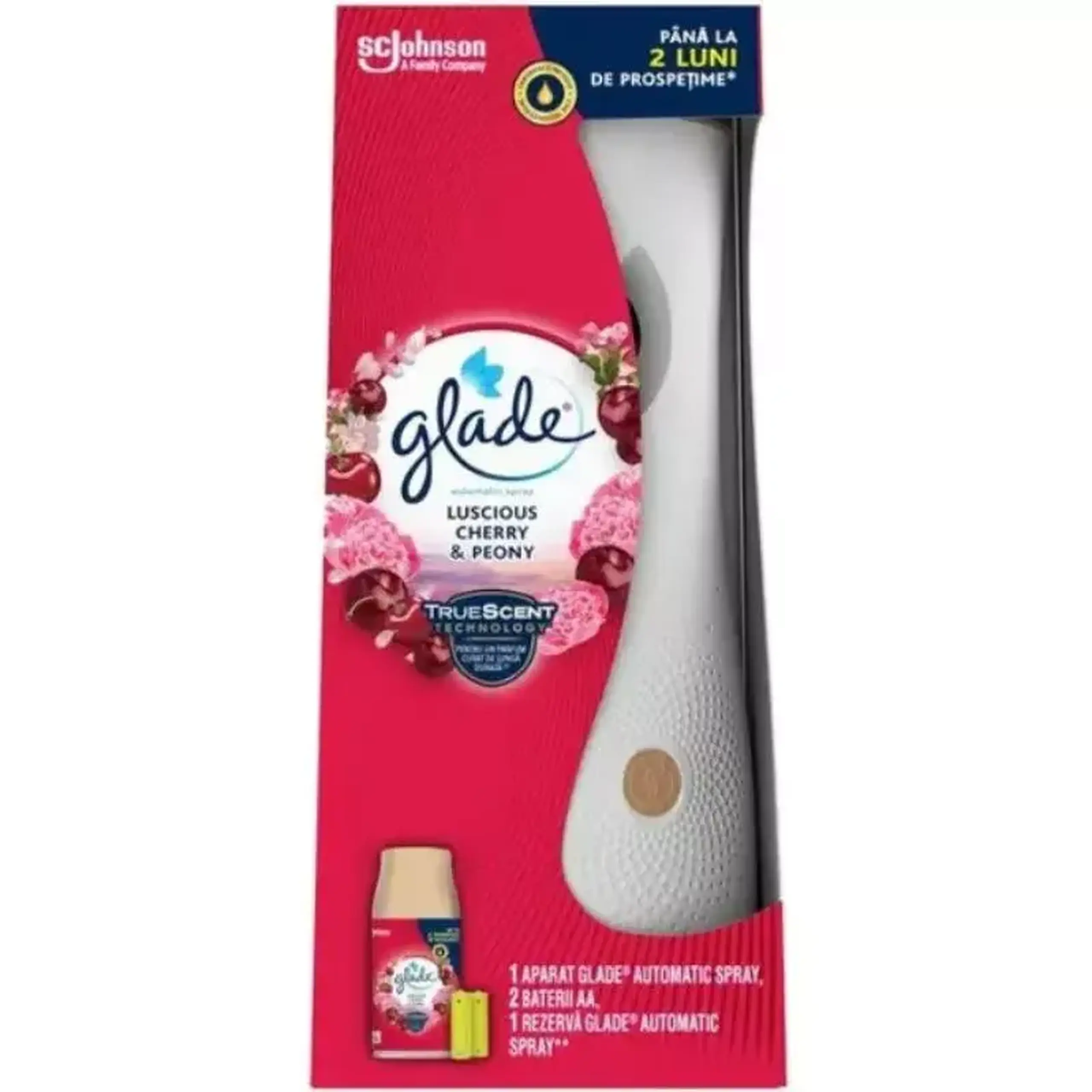 GLADE AUTO SPR REF CHERRY & PEONY 269ML