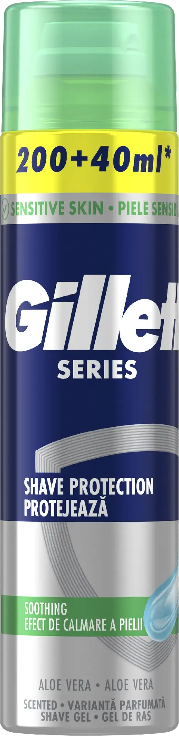 GILLETTE GEL SERIES SENSITIVE SKIN 240ML