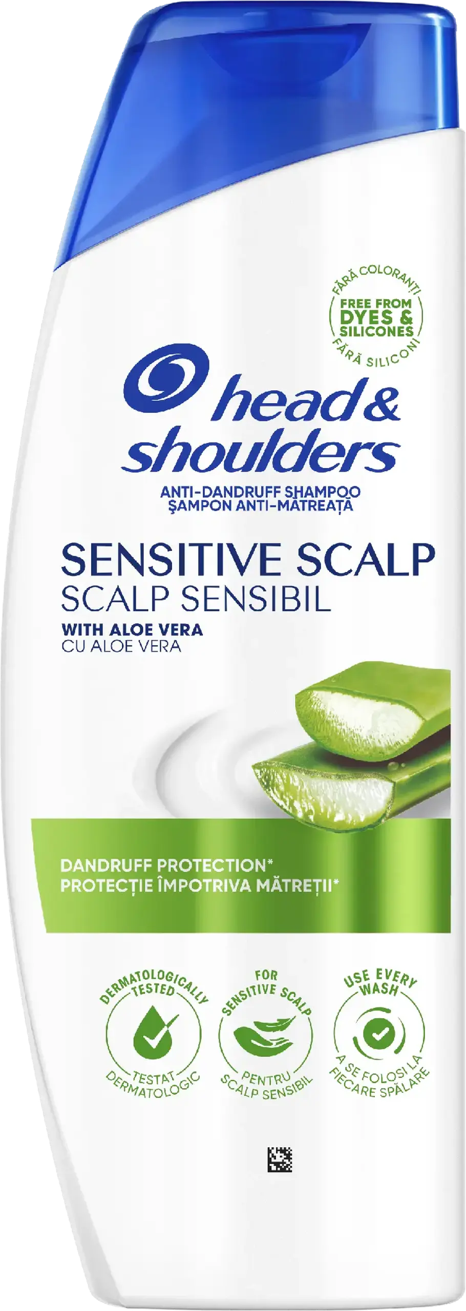 H&S SENSITIVE ALOE 400ML