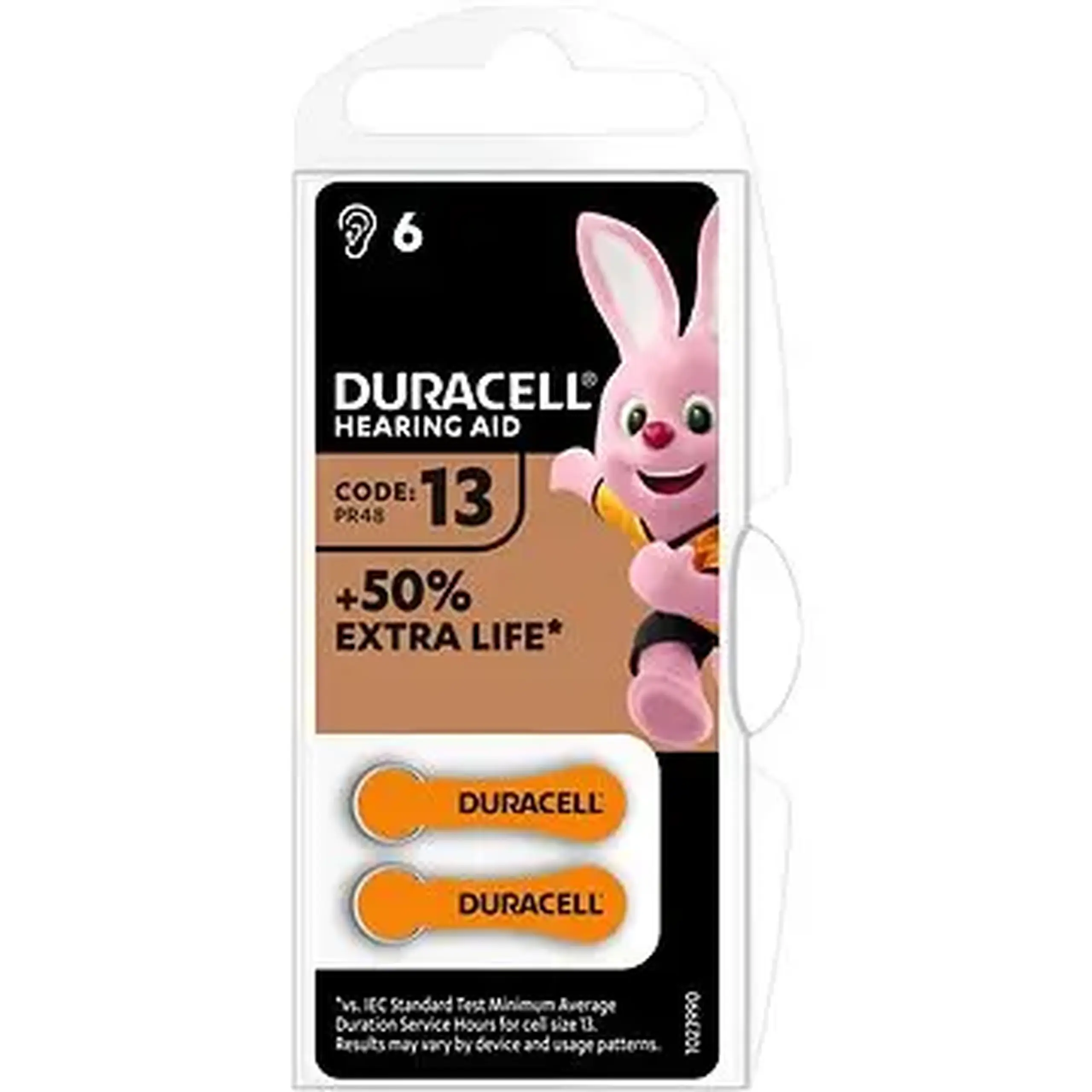 DURACELL BATERII AP. AUDITIV 13/PR48 K6
