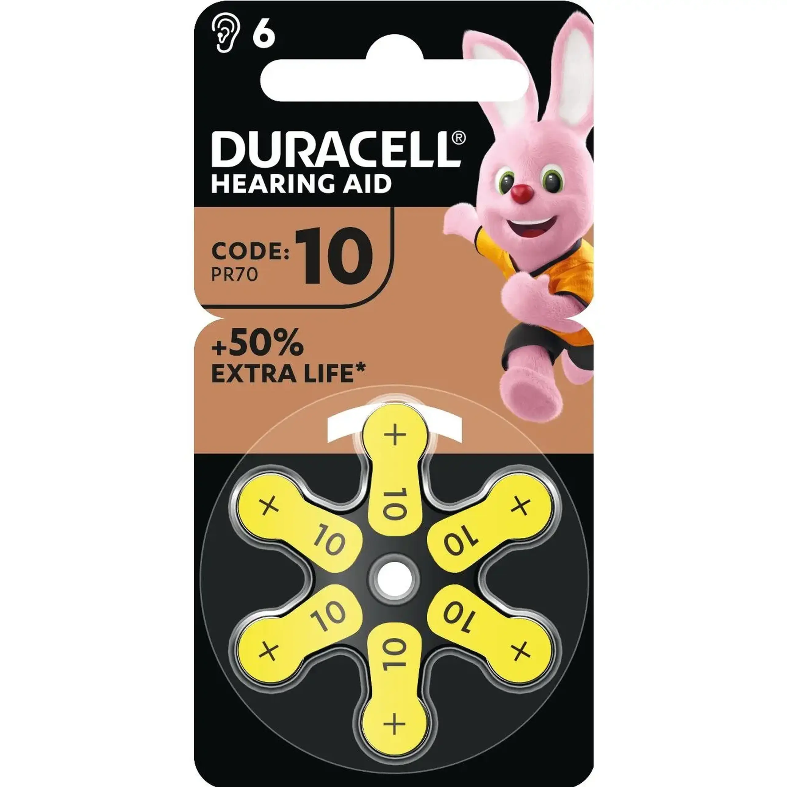 DURACELL BATERII AP. AUDITIV 10/PR70 K6