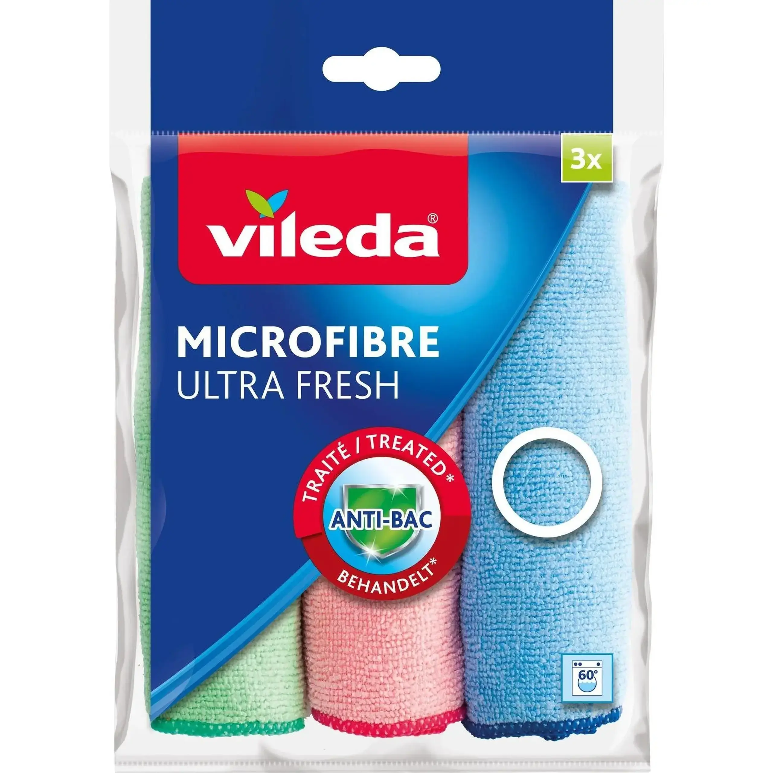 VILEDA LAVETA ULTRA FRESH MICROFIBR 3BUC