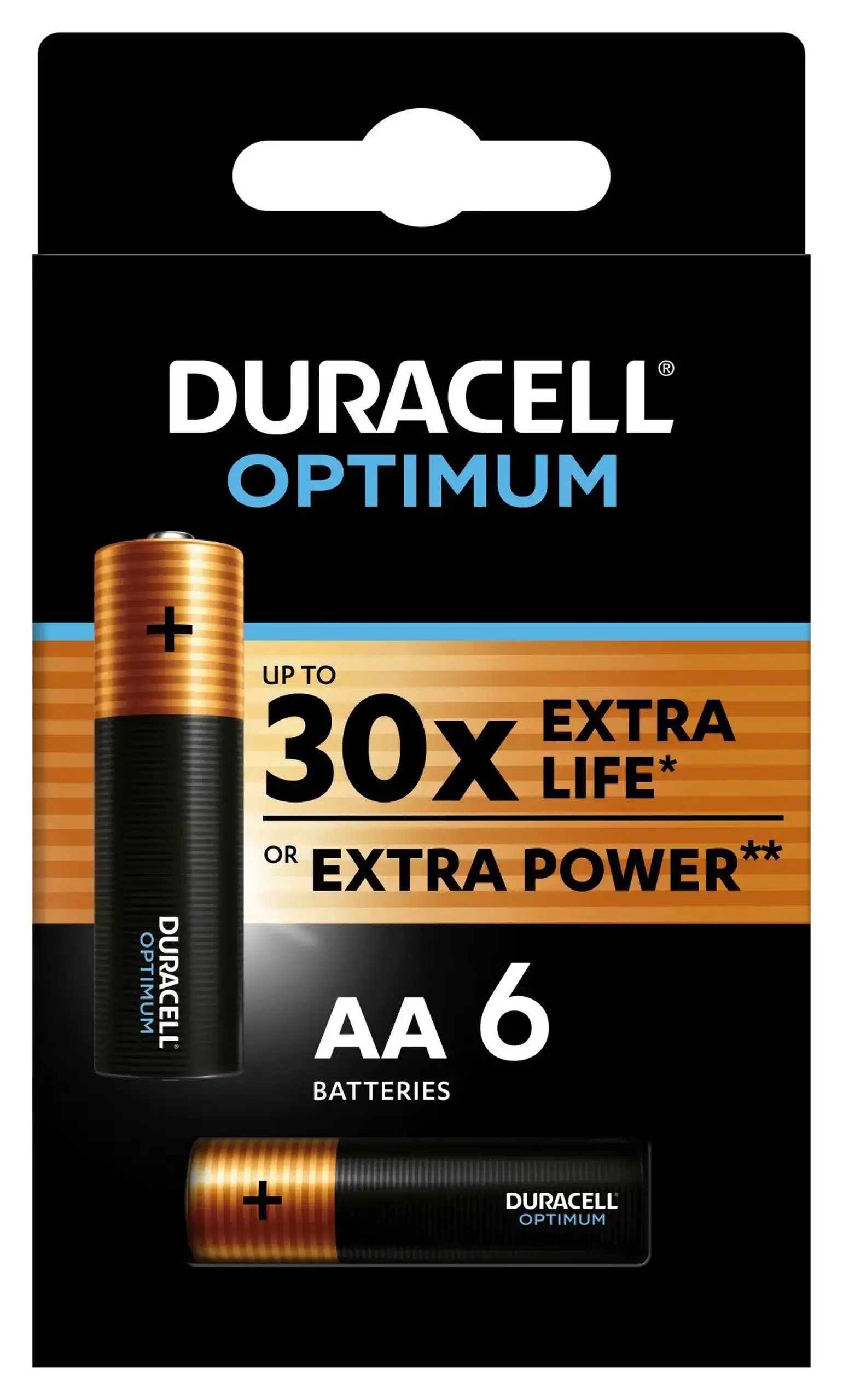 DURACELL OPTIMUM AA K6 SPECIAL PACK