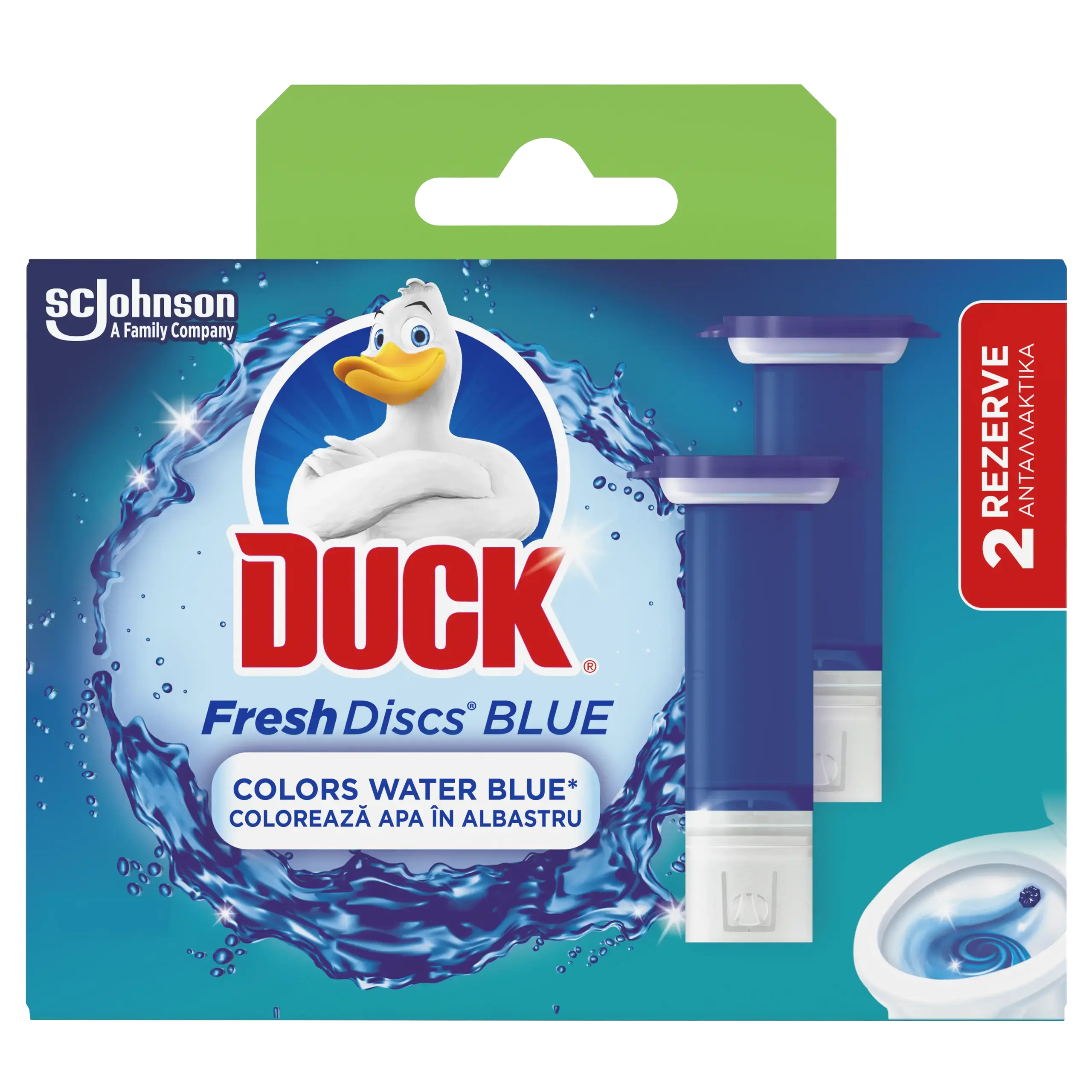 DUCK REFIL FRESH DISCS BLUE 2X36ML