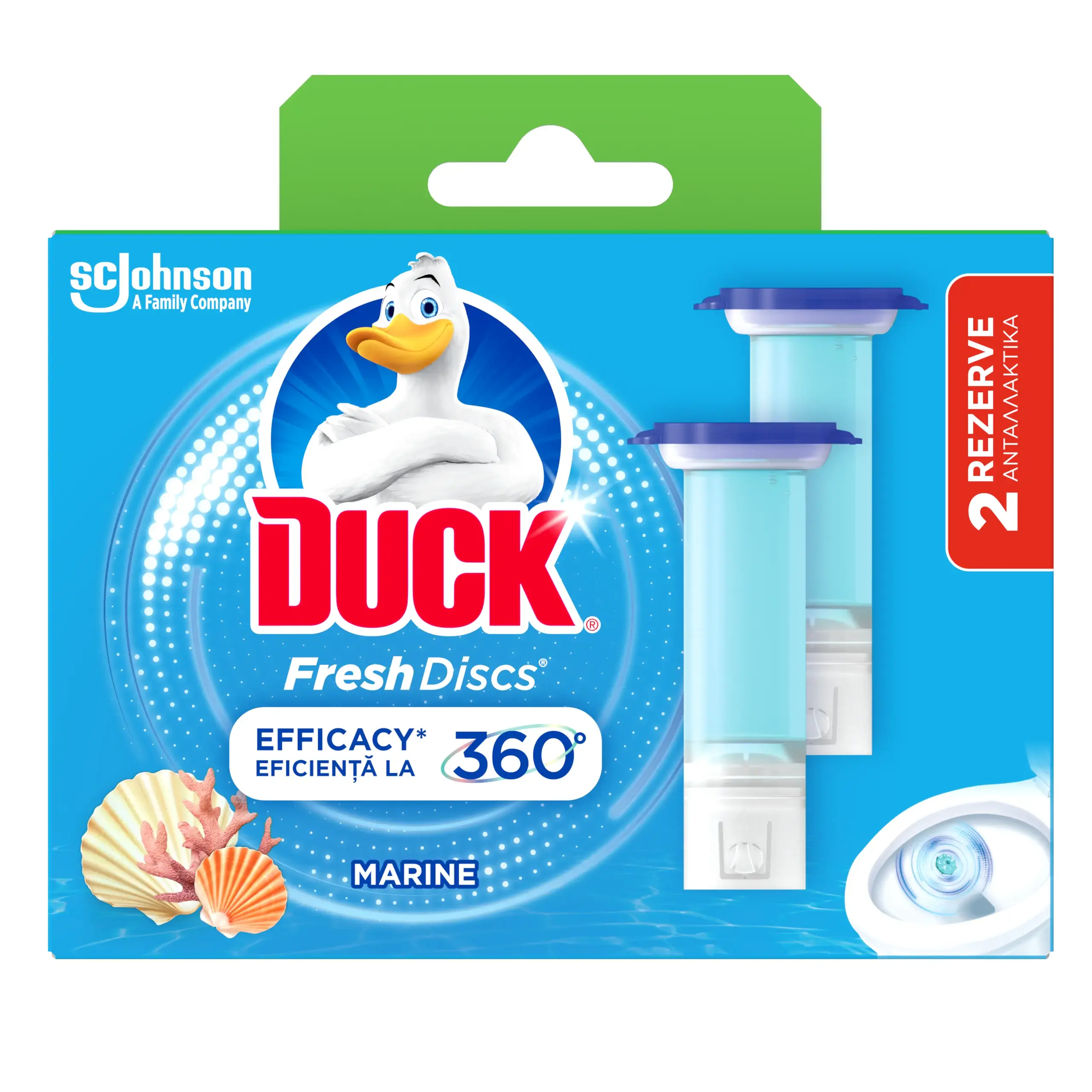 DUCK REFIL FRESH DISCS MARIN 2x36ML