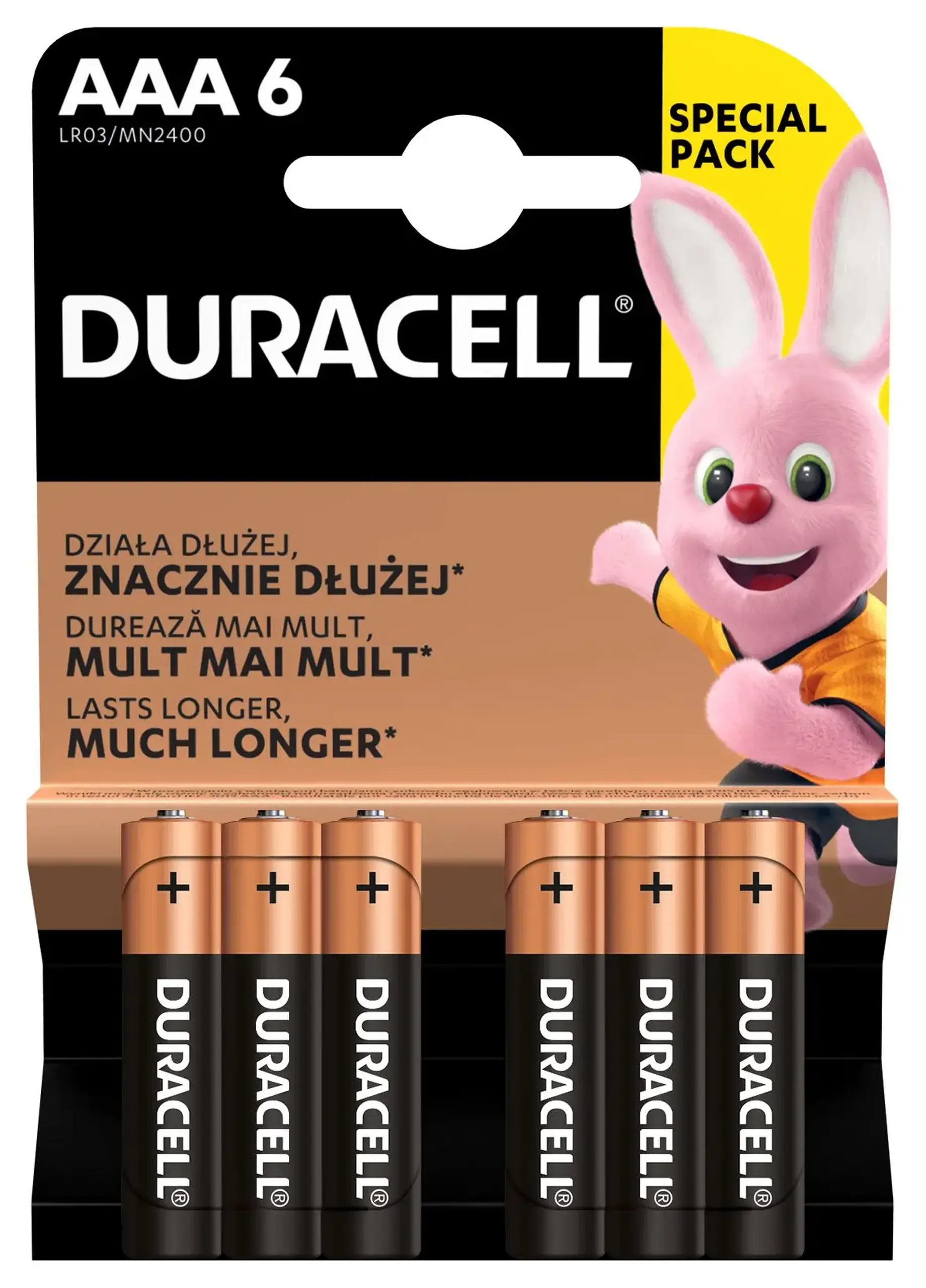 DURACELL AAA K6 SPECIAL PACK