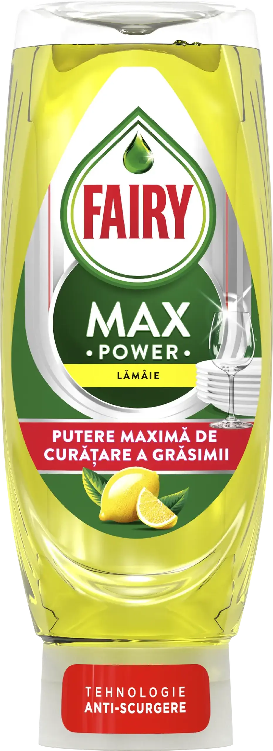 FAIRY MAX POWER LEMON 545ML
