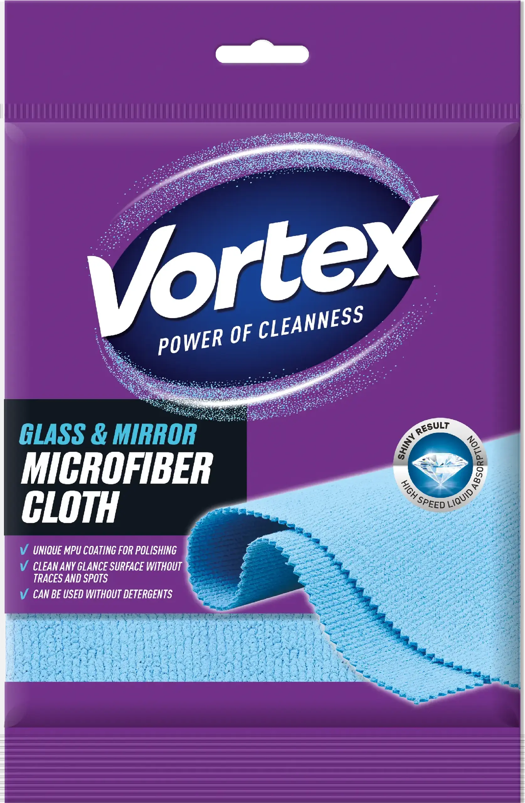 VORTEX LAVETA MICROFIBRA GEAM/OGLINZI 1BUC