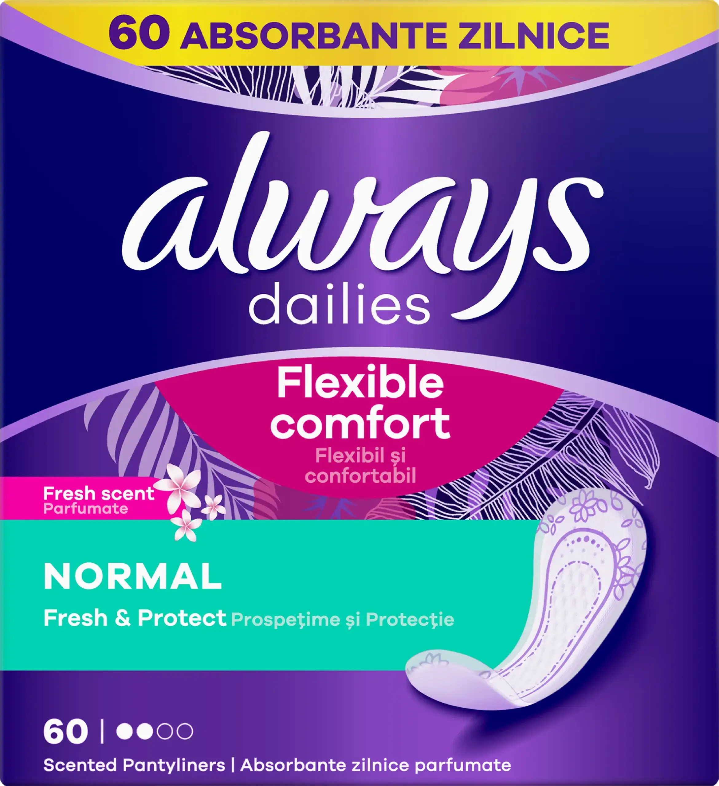ALWAYS DAILY NORMAL FRESH 60