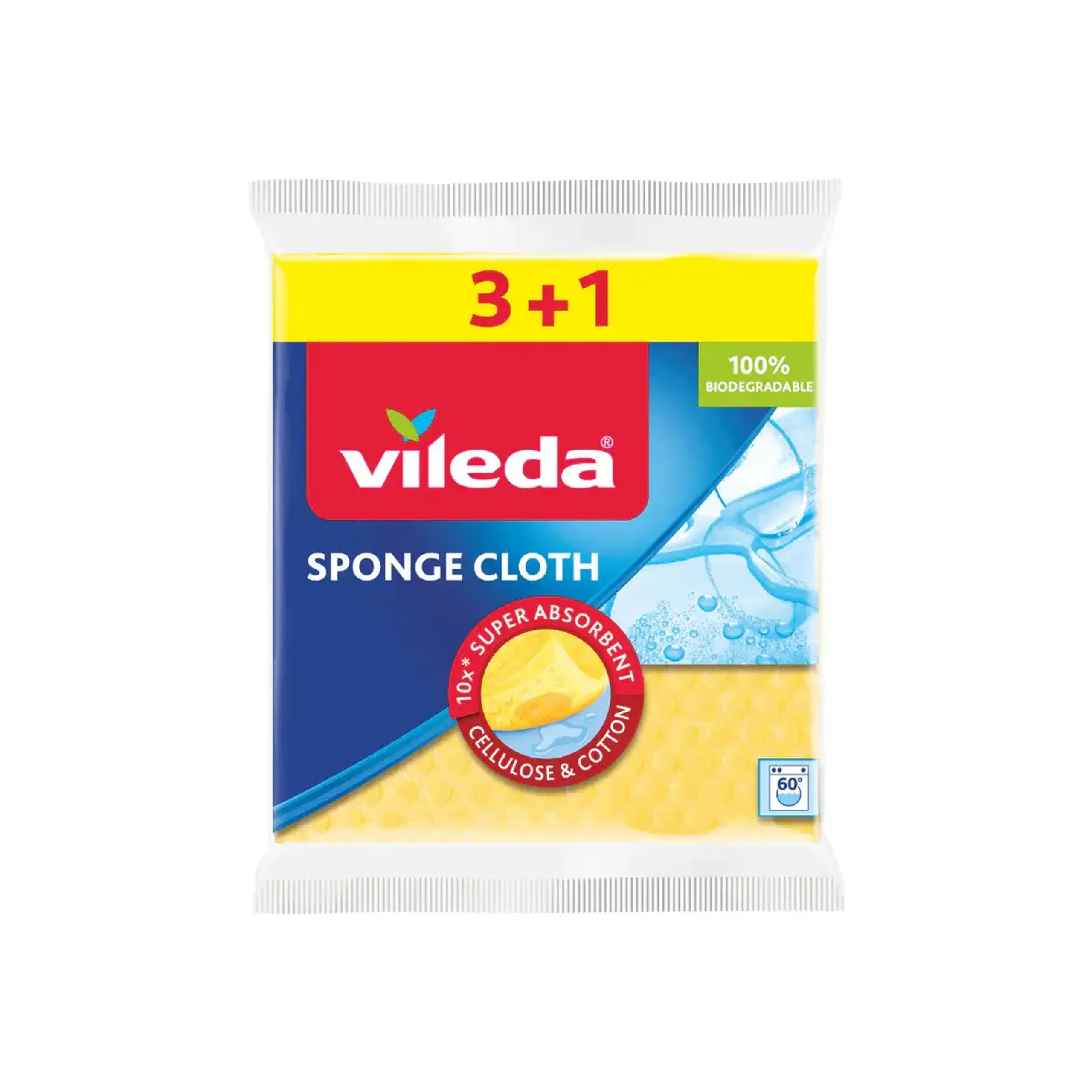 VILEDA LAVETA SPONGE CLOTH 3 +1BUC