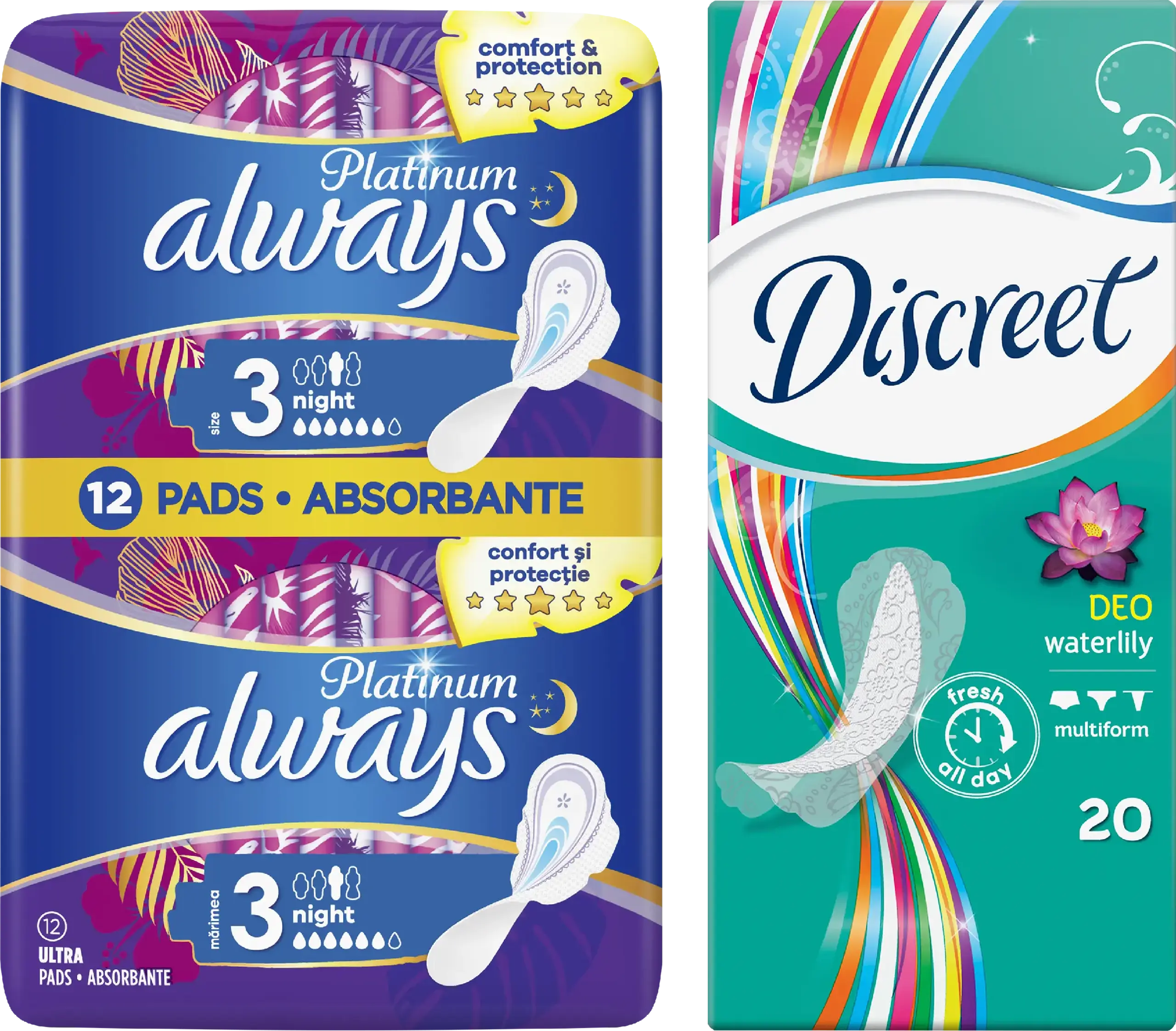 ALWAYS PLAT DUO(12)+DISCREET(20) PROMO