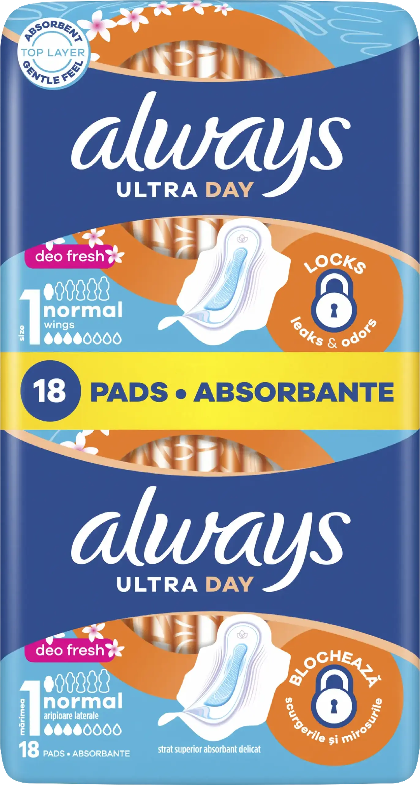 ALWAYS ULTRA DUO FRESH NORMAL (18) 4PIC