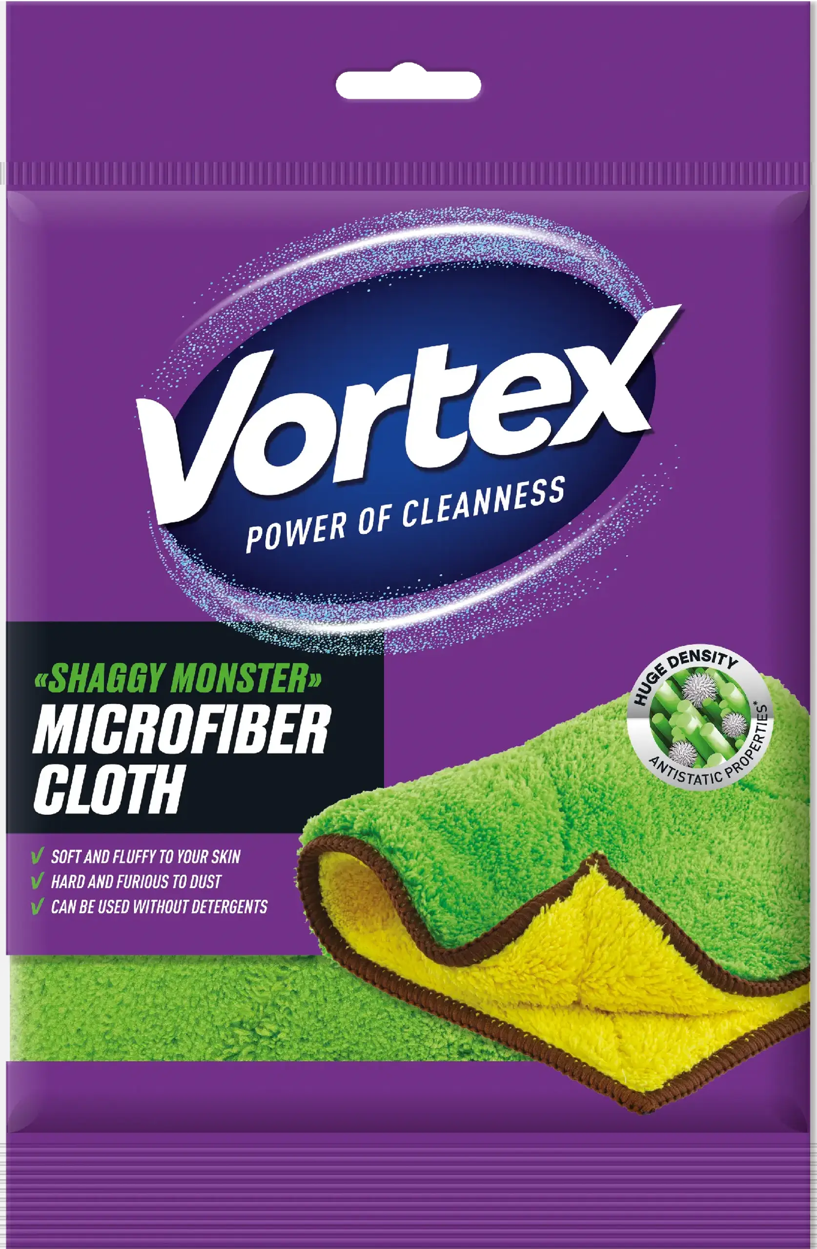 VORTEX LAVETA MICROFIBRA SHAGGY MONSTER 1BUC