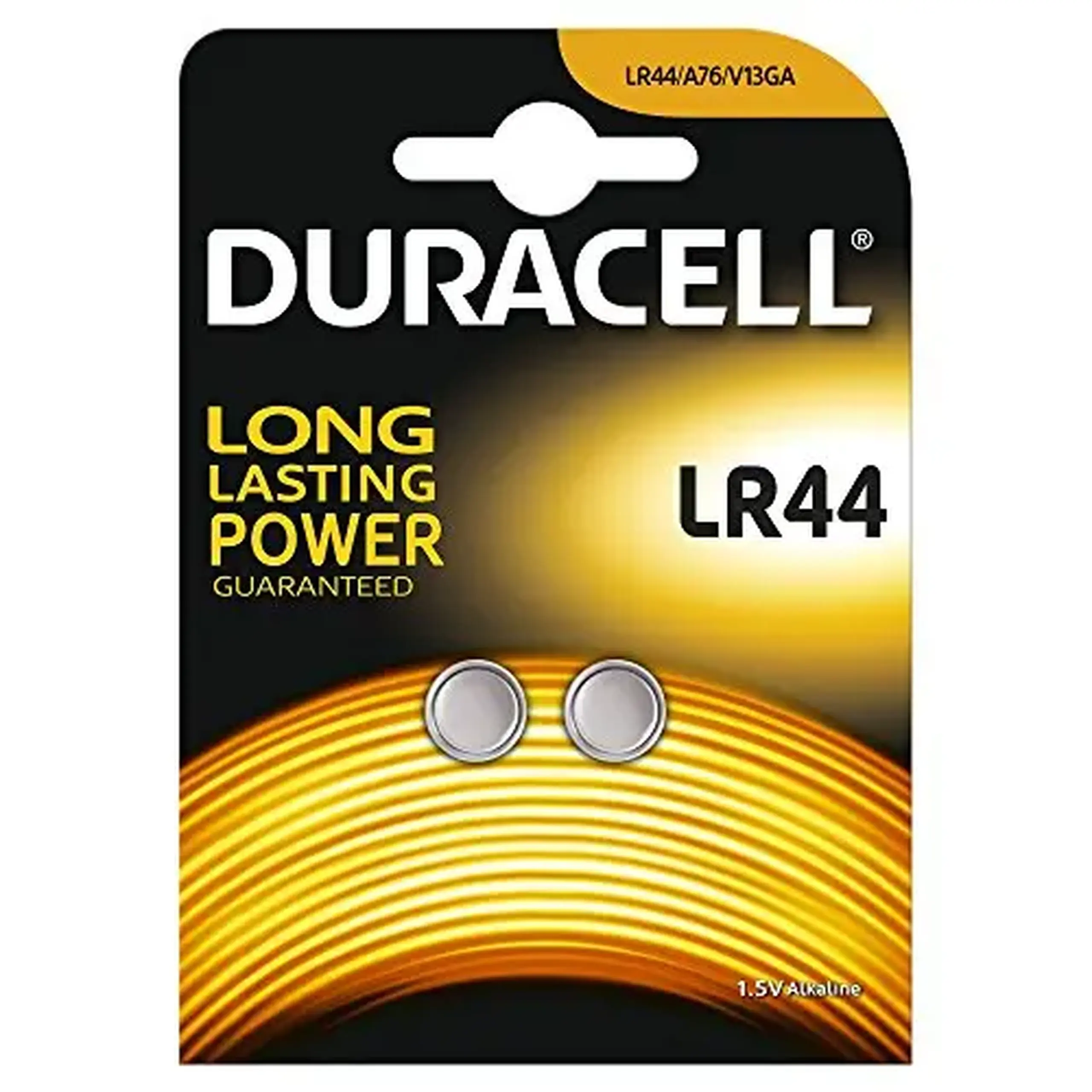 DURACELL BATTERY SPECIAL LR 44 2PCS