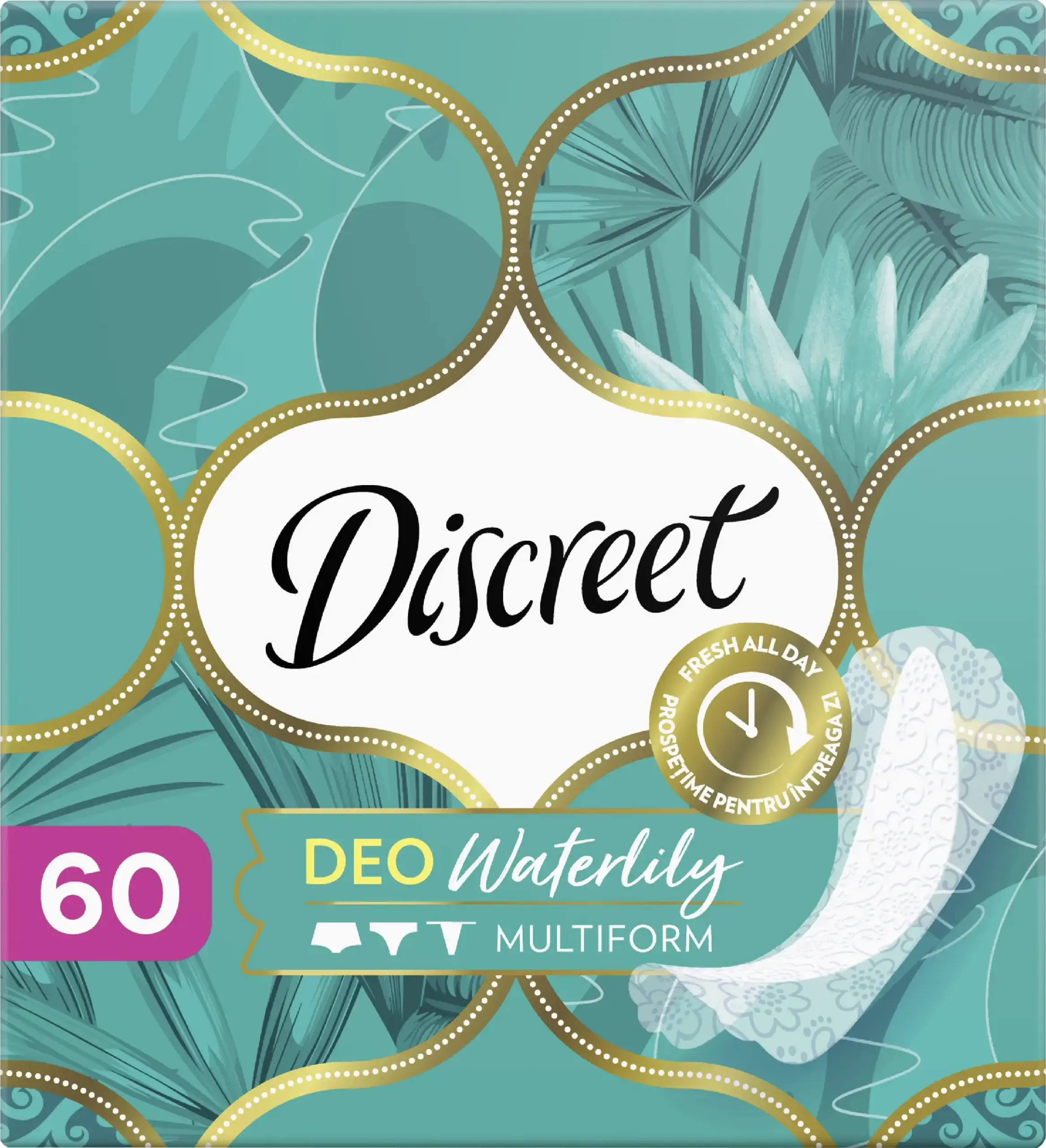 DISCREET DAILY DEO WATERLILY (60)