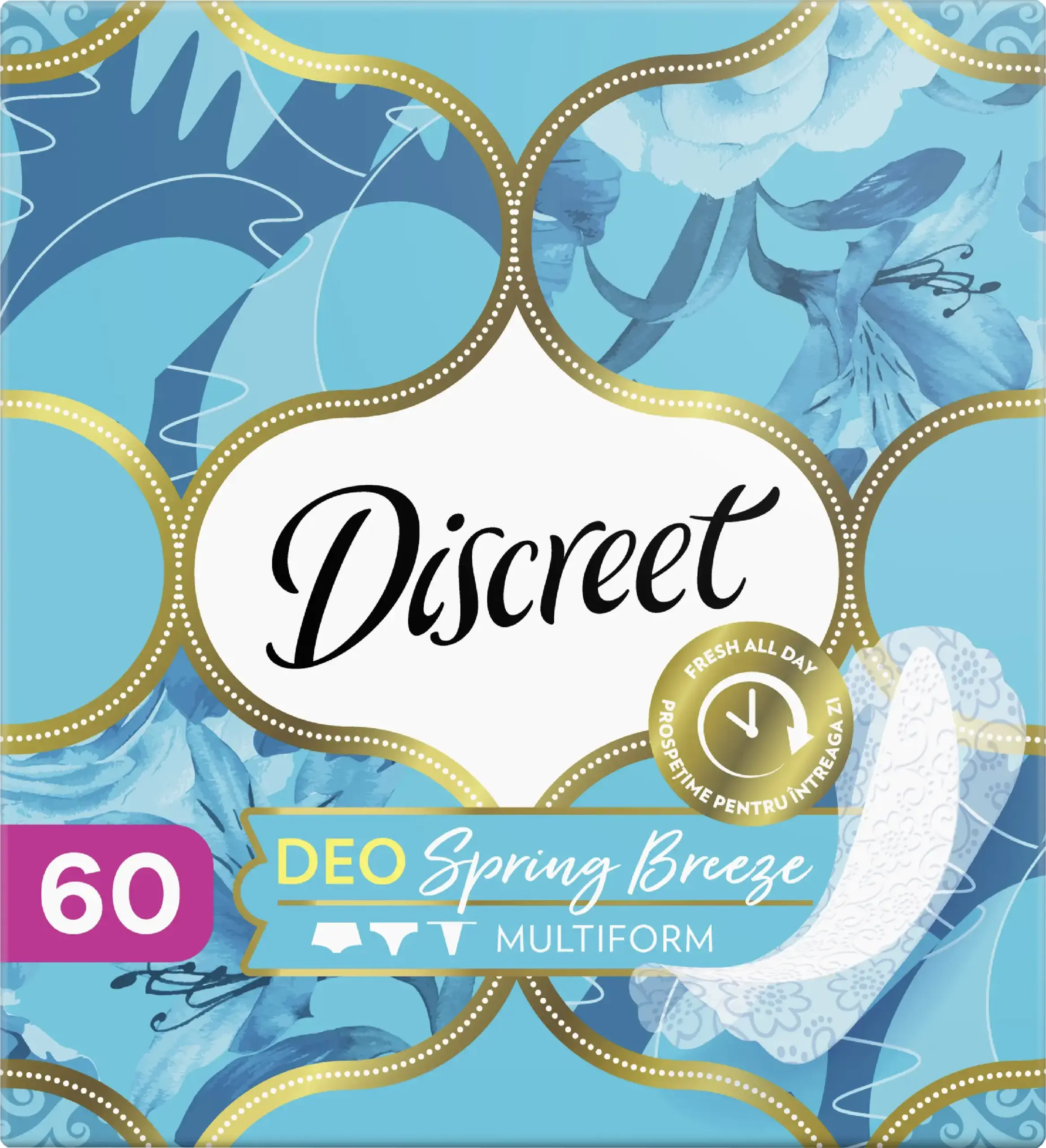 DISCREET DAILY DEO OCEAN BREEZ (60)