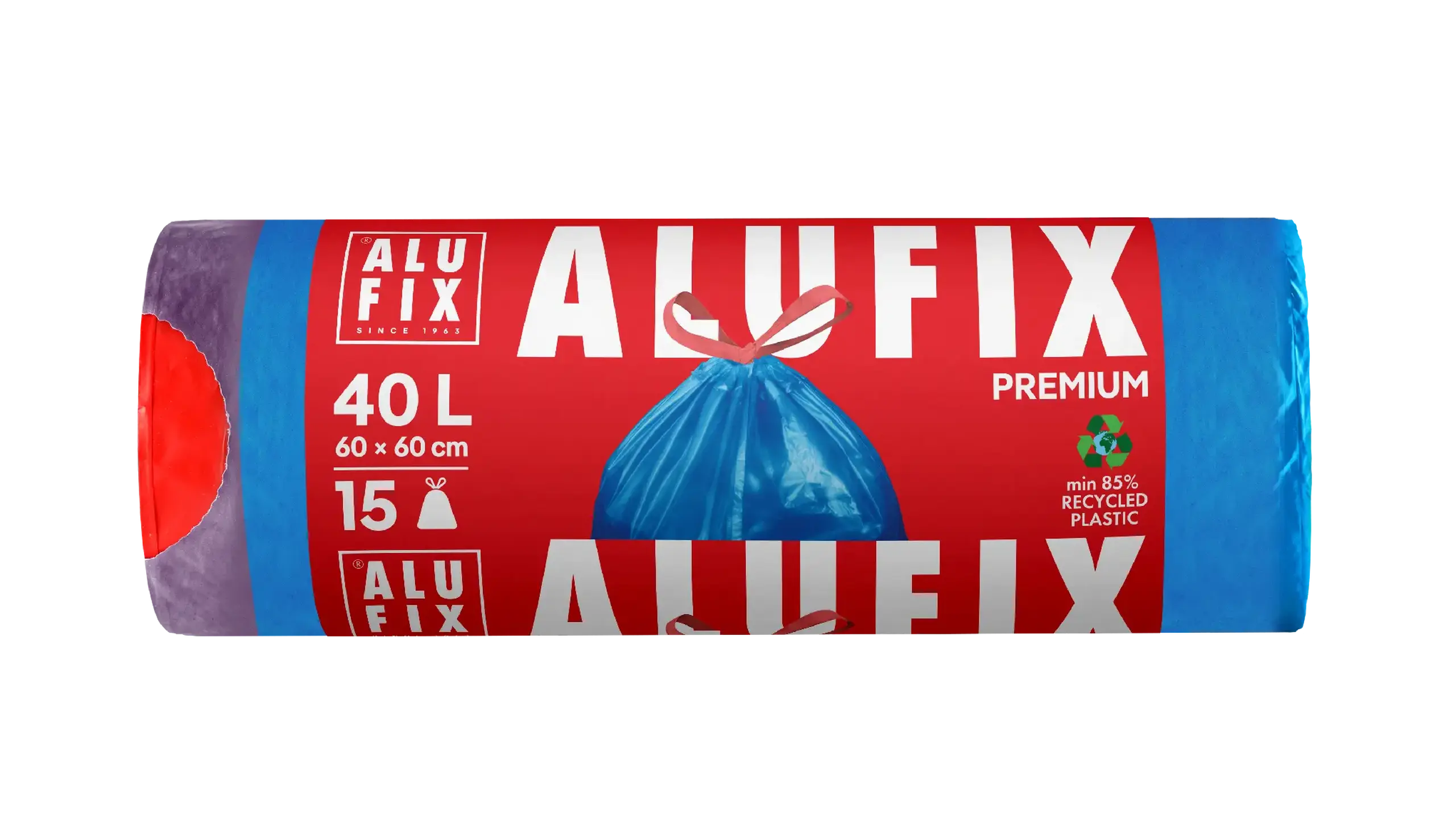 ALUFIX SACI STRIATI BLUE 40L/15BUC